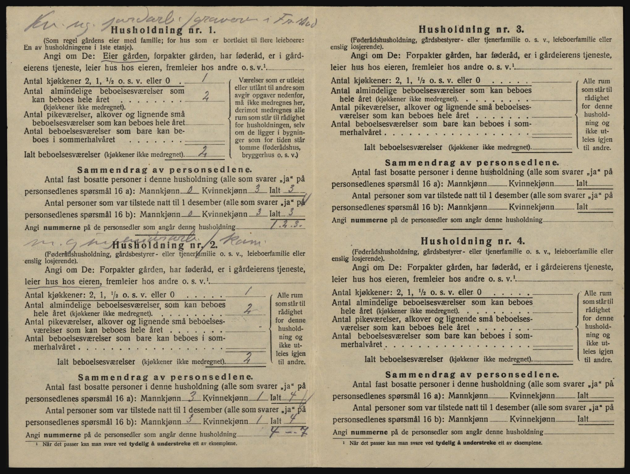 SAO, 1920 census for Glemmen, 1920, p. 2370