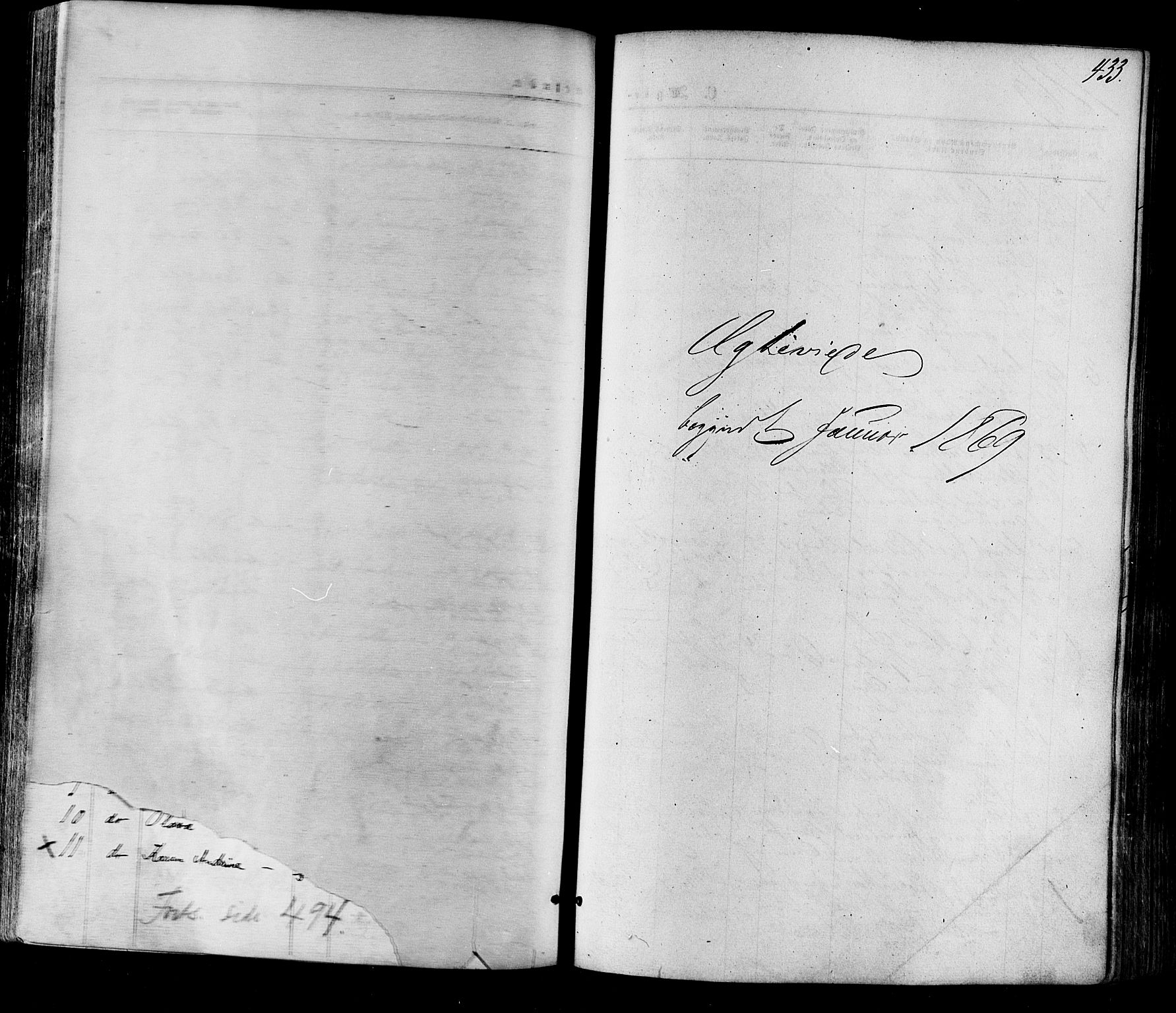 Eiker kirkebøker, SAKO/A-4/F/Fa/L0017: Parish register (official) no. I 17, 1869-1877, p. 433