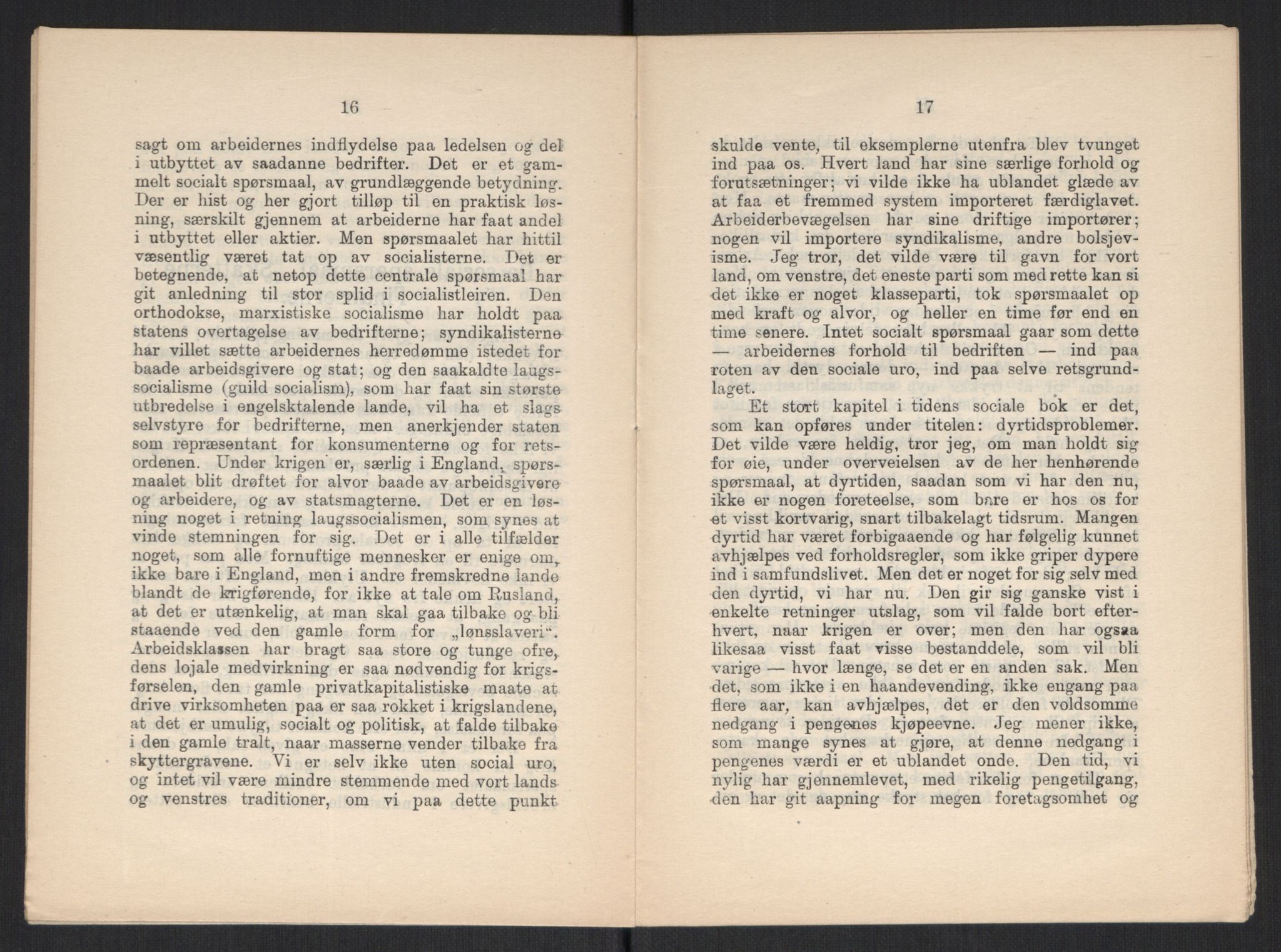 Venstres Hovedorganisasjon, AV/RA-PA-0876/X/L0001: De eldste skrifter, 1860-1936, p. 1006