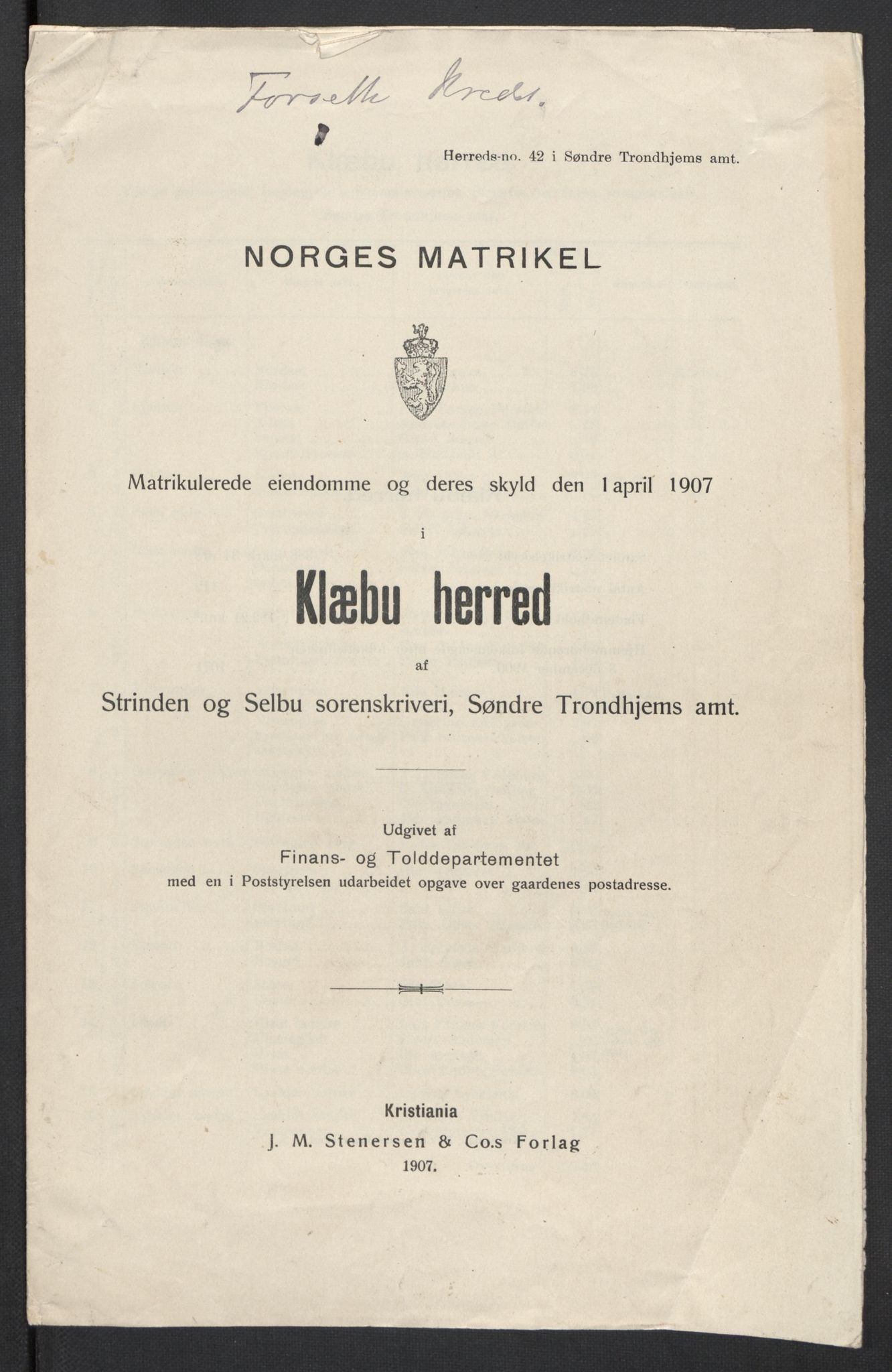 SAT, 1920 census for Klæbu, 1920, p. 19