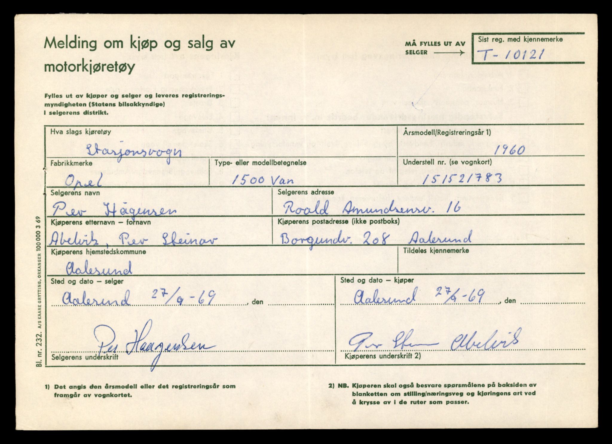 Møre og Romsdal vegkontor - Ålesund trafikkstasjon, AV/SAT-A-4099/F/Fe/L0018: Registreringskort for kjøretøy T 10091 - T 10227, 1927-1998, p. 783