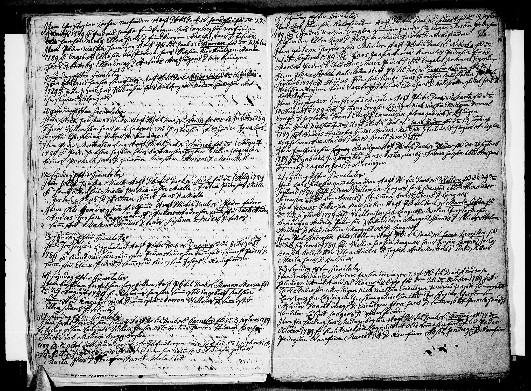 Tromsø sokneprestkontor/stiftsprosti/domprosti, AV/SATØ-S-1343/G/Ga/L0004kirke: Parish register (official) no. 4, 1787-1795, p. 26