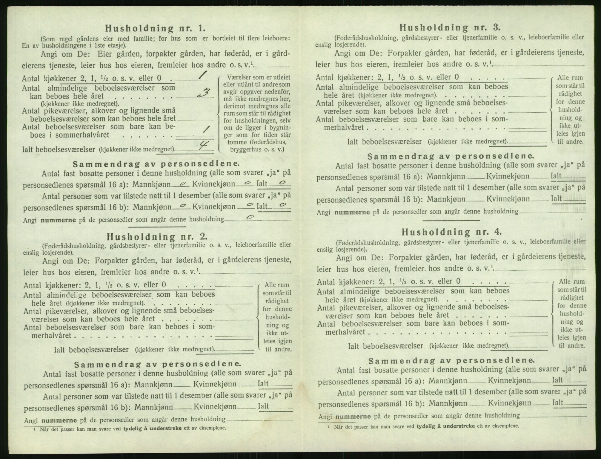 SAK, 1920 census for Vestre Moland, 1920, p. 572