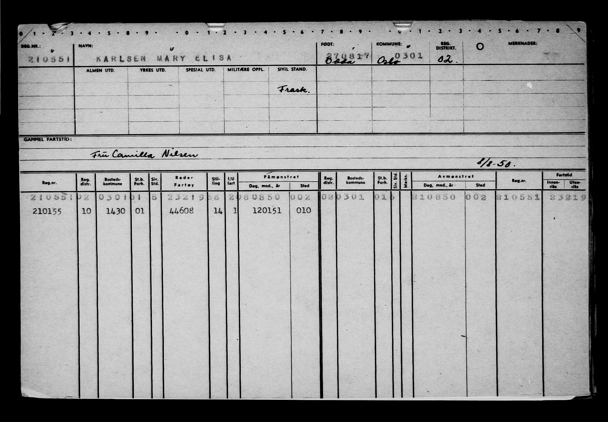 Direktoratet for sjømenn, AV/RA-S-3545/G/Gb/L0151: Hovedkort, 1917, p. 315