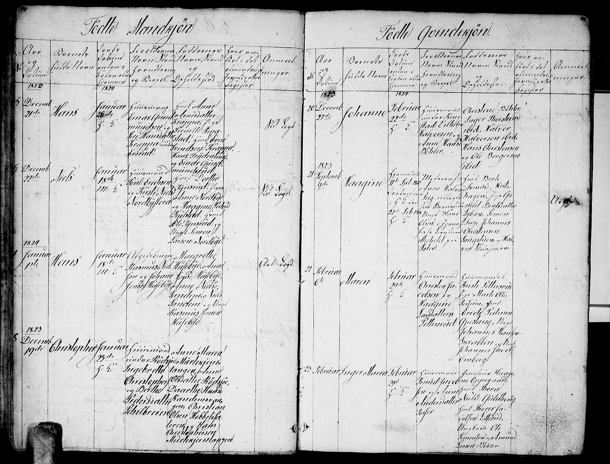 Enebakk prestekontor Kirkebøker, AV/SAO-A-10171c/G/Ga/L0002: Parish register (copy) no. I 2, 1822-1833, p. 47-48