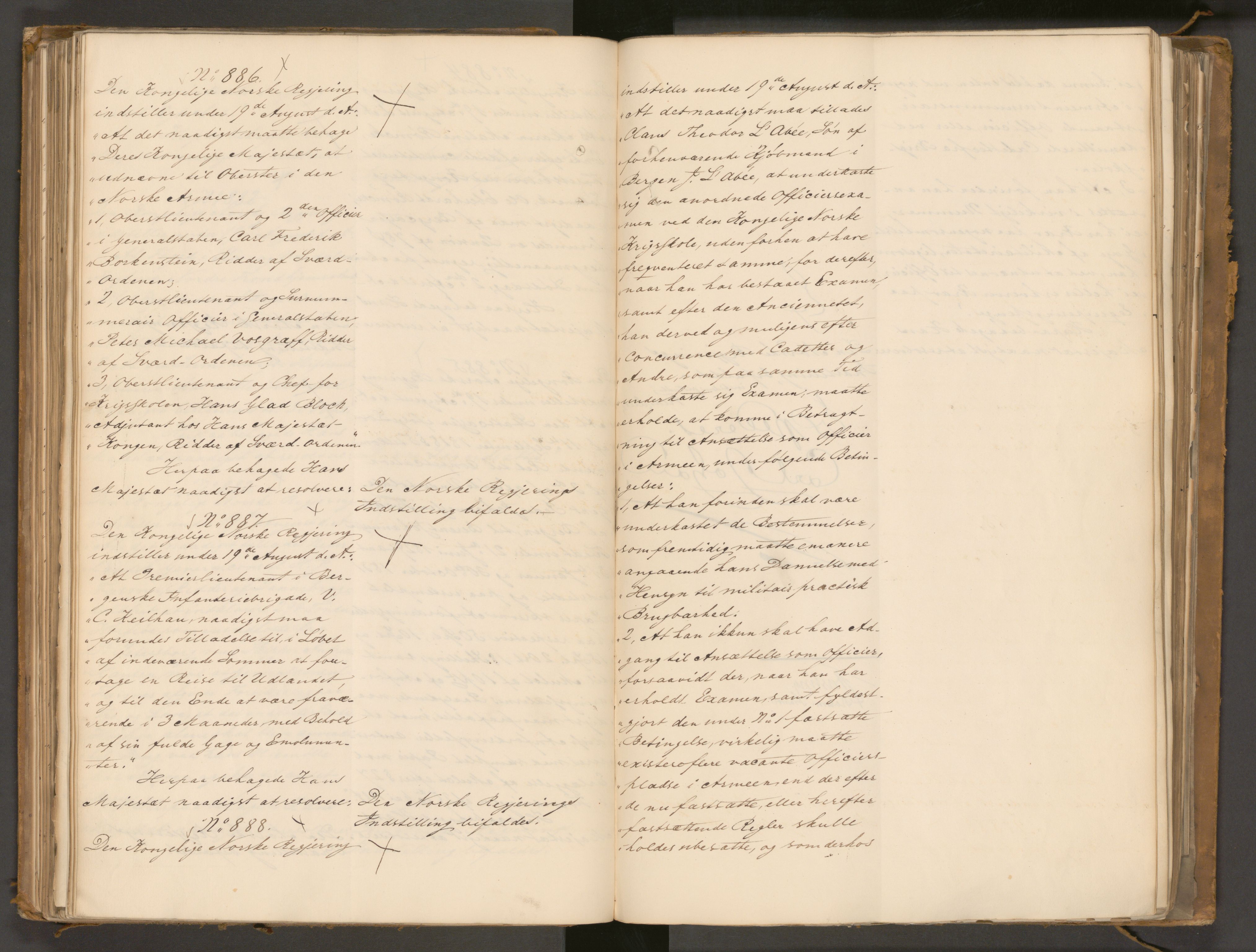 Statsrådssekretariatet, AV/RA-S-1001/A/Ab/L0043: Kgl. res. nr. 632-1192, 2. halvår, 1836
