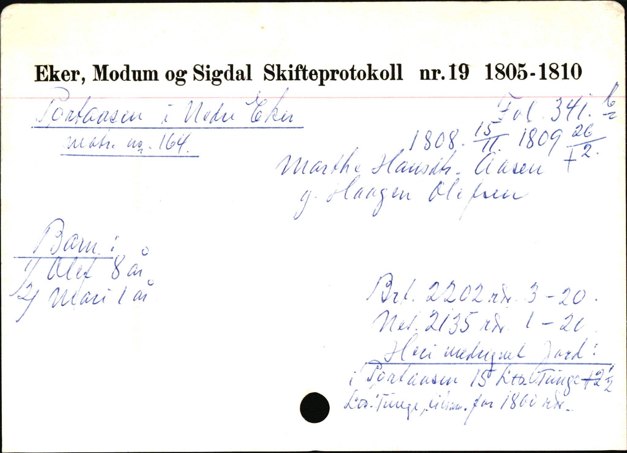 Eiker, Modum og Sigdal sorenskriveri, AV/SAKO-A-123/H, 1676-1828, p. 3994