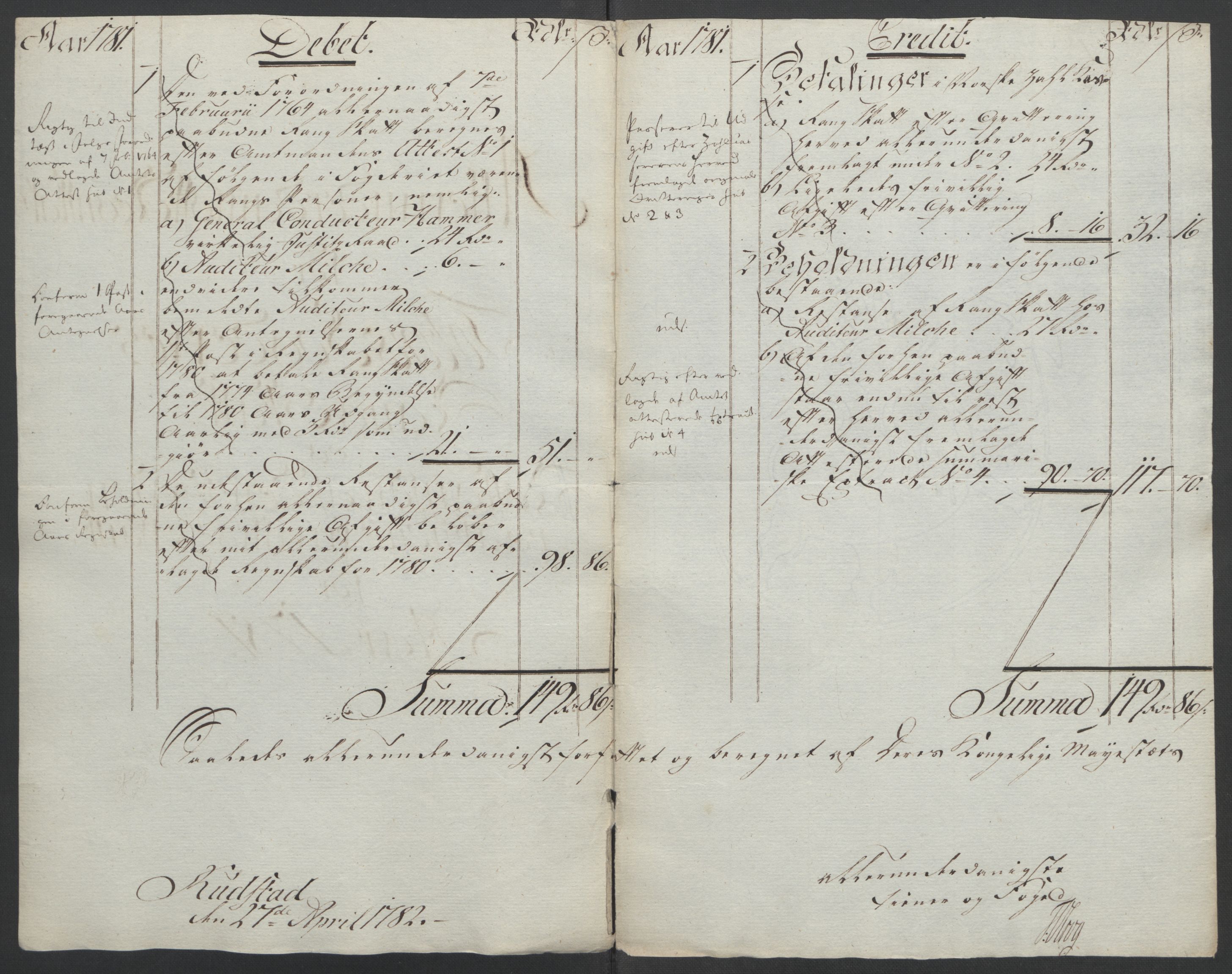 Rentekammeret inntil 1814, Reviderte regnskaper, Fogderegnskap, RA/EA-4092/R19/L1399: Fogderegnskap Toten, Hadeland og Vardal, 1762-1783, p. 531