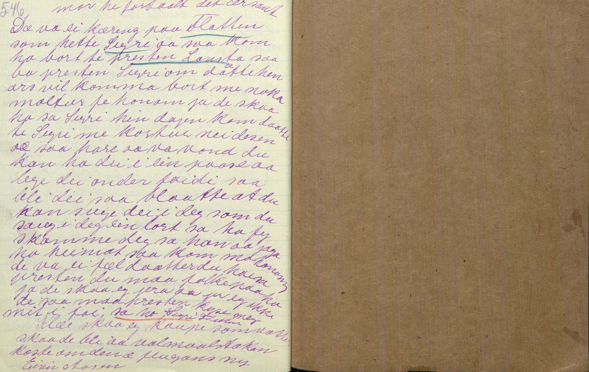 Rikard Berge, TEMU/TGM-A-1003/F/L0011/0011: 381-399 / 391 Oppskrifter av Gunnhild Kivle, 1918-1919, p. 546