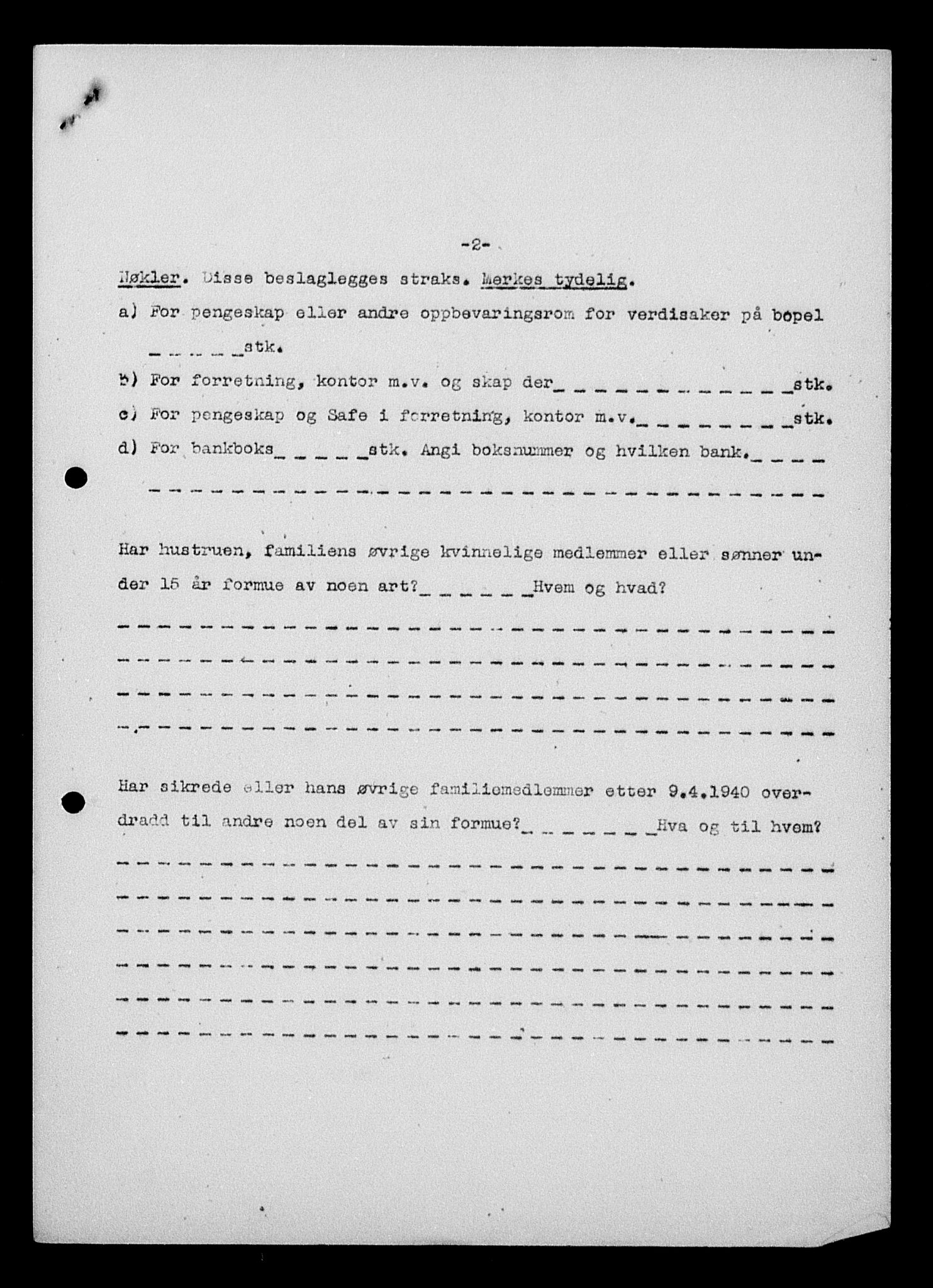 Justisdepartementet, Tilbakeføringskontoret for inndratte formuer, AV/RA-S-1564/H/Hc/Hcd/L0998: --, 1945-1947, p. 11