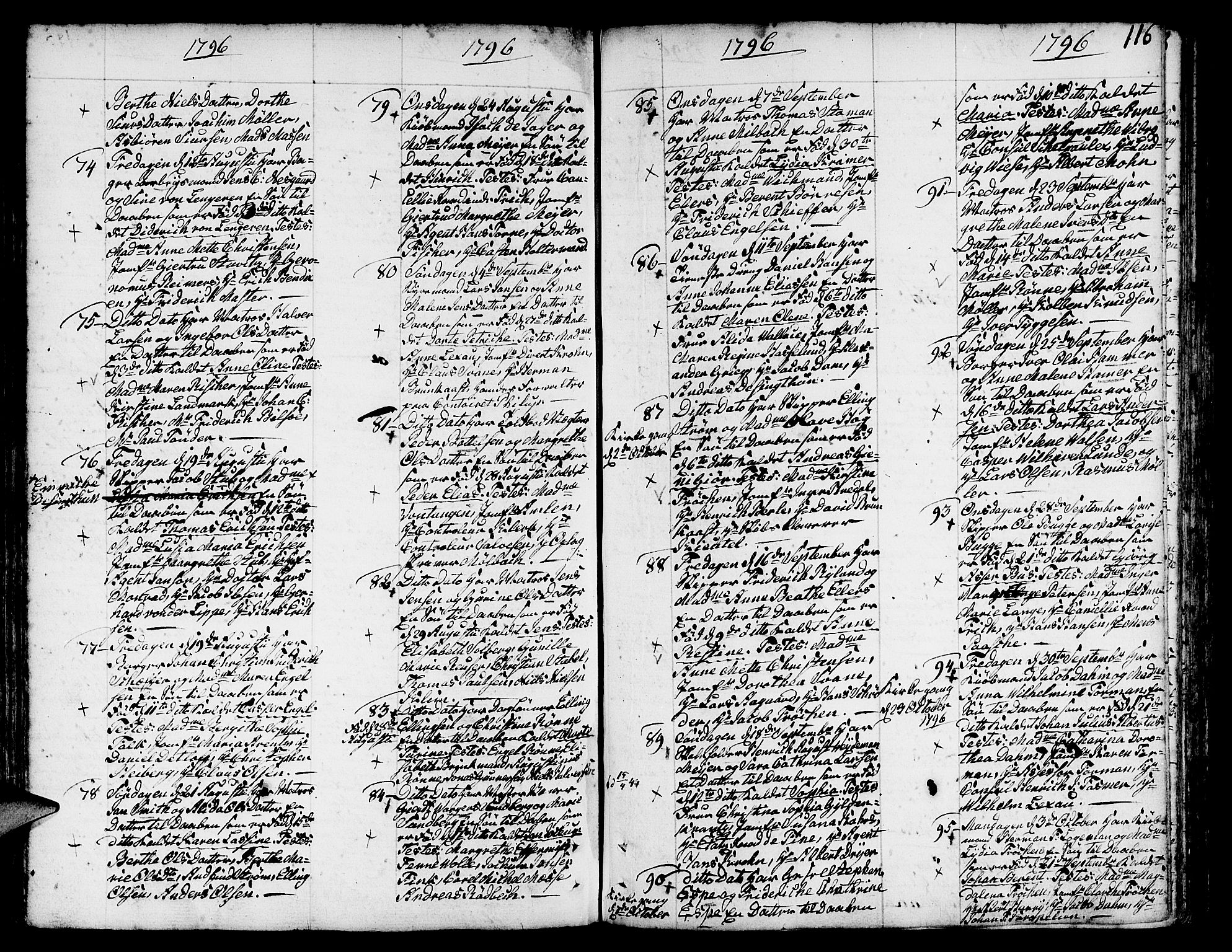Nykirken Sokneprestembete, SAB/A-77101/H/Haa/L0005: Parish register (official) no. A 5, 1775-1808, p. 116