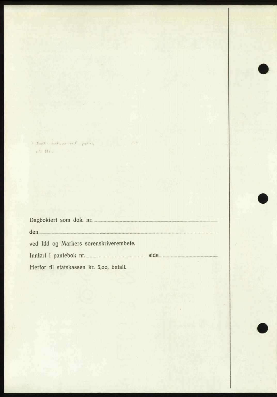 Idd og Marker sorenskriveri, AV/SAO-A-10283/G/Gb/Gbb/L0013: Mortgage book no. A13, 1949-1950, Diary no: : 2342/1949