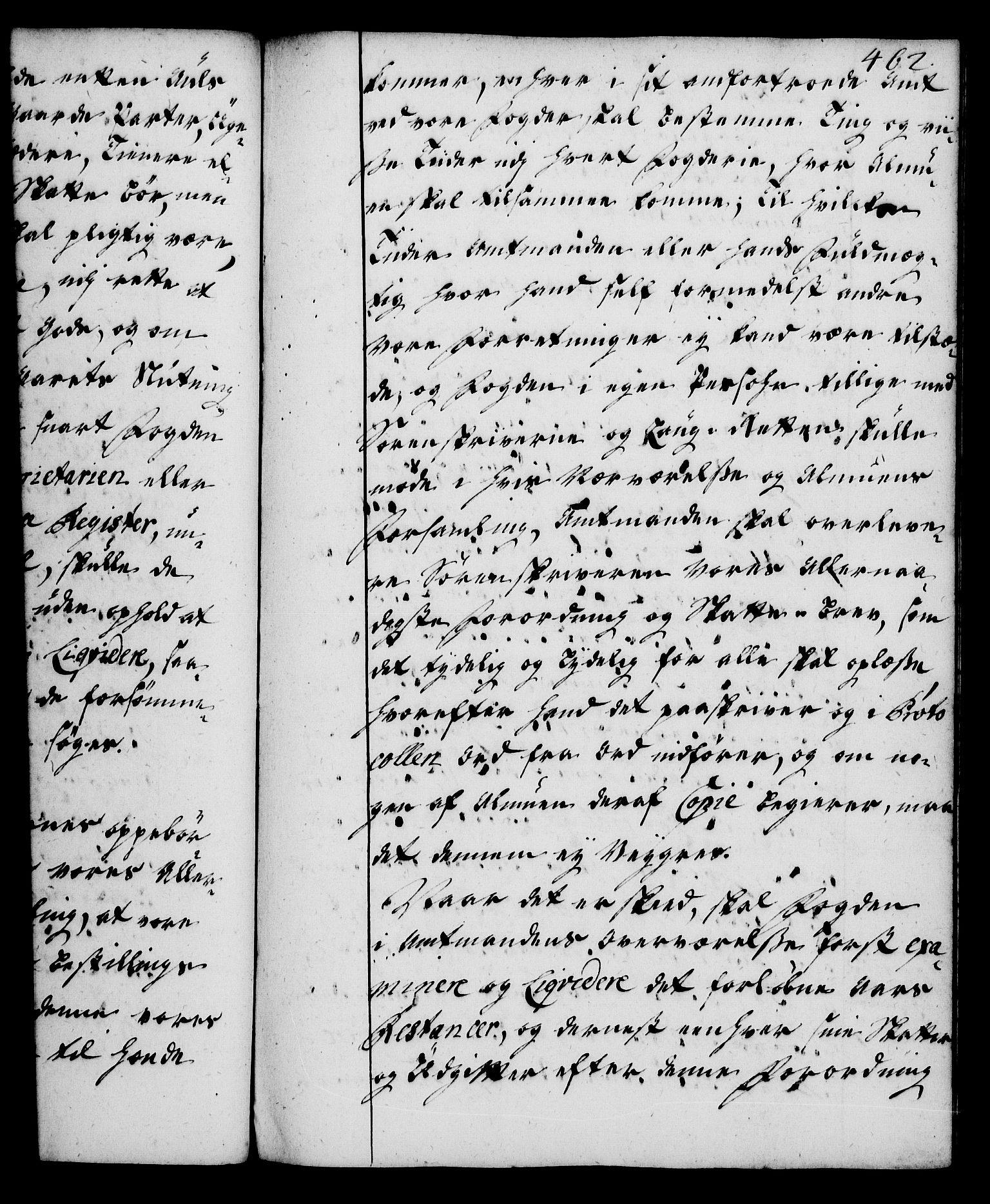 Rentekammeret, Kammerkanselliet, RA/EA-3111/G/Gg/Gga/L0004: Norsk ekspedisjonsprotokoll med register (merket RK 53.4), 1734-1741, p. 462