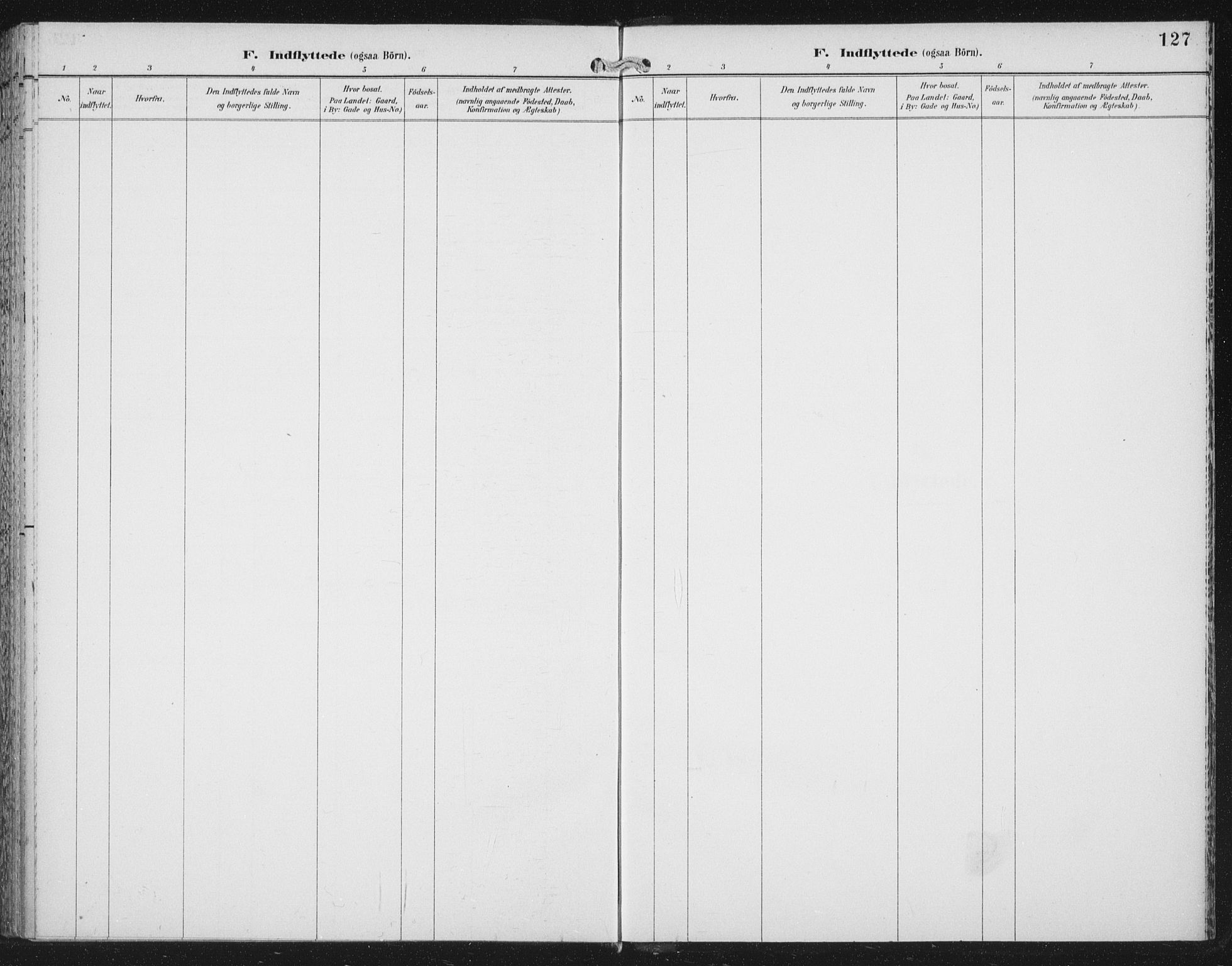 Ministerialprotokoller, klokkerbøker og fødselsregistre - Nord-Trøndelag, SAT/A-1458/702/L0024: Parish register (official) no. 702A02, 1898-1914, p. 127
