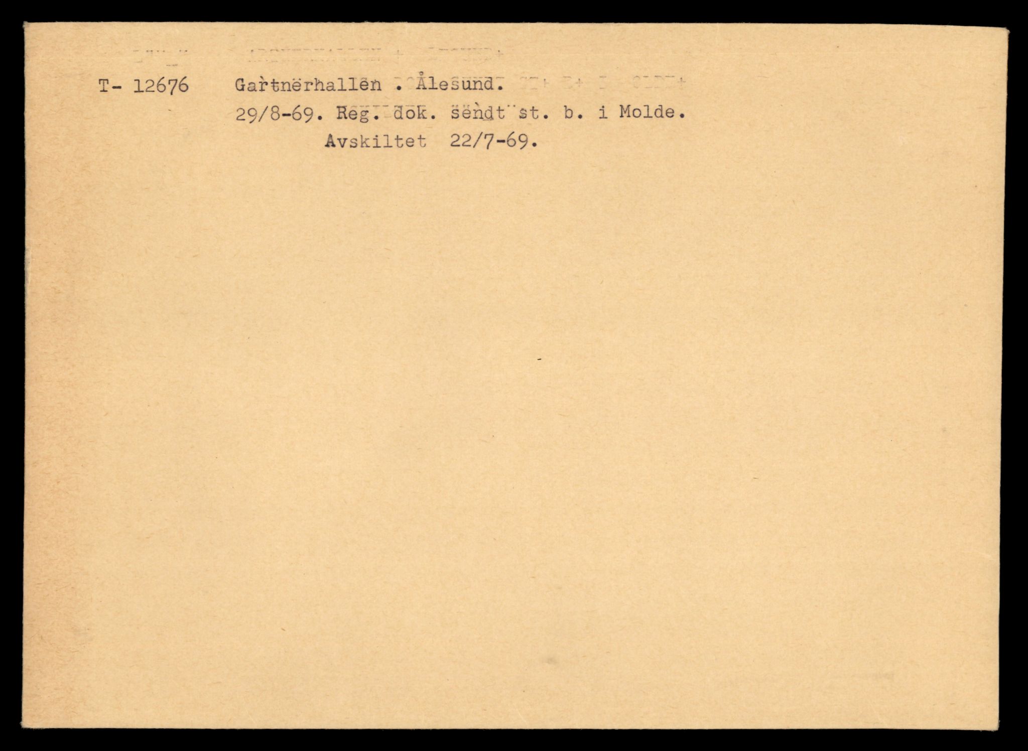 Møre og Romsdal vegkontor - Ålesund trafikkstasjon, AV/SAT-A-4099/F/Fe/L0035: Registreringskort for kjøretøy T 12653 - T 12829, 1927-1998, p. 416