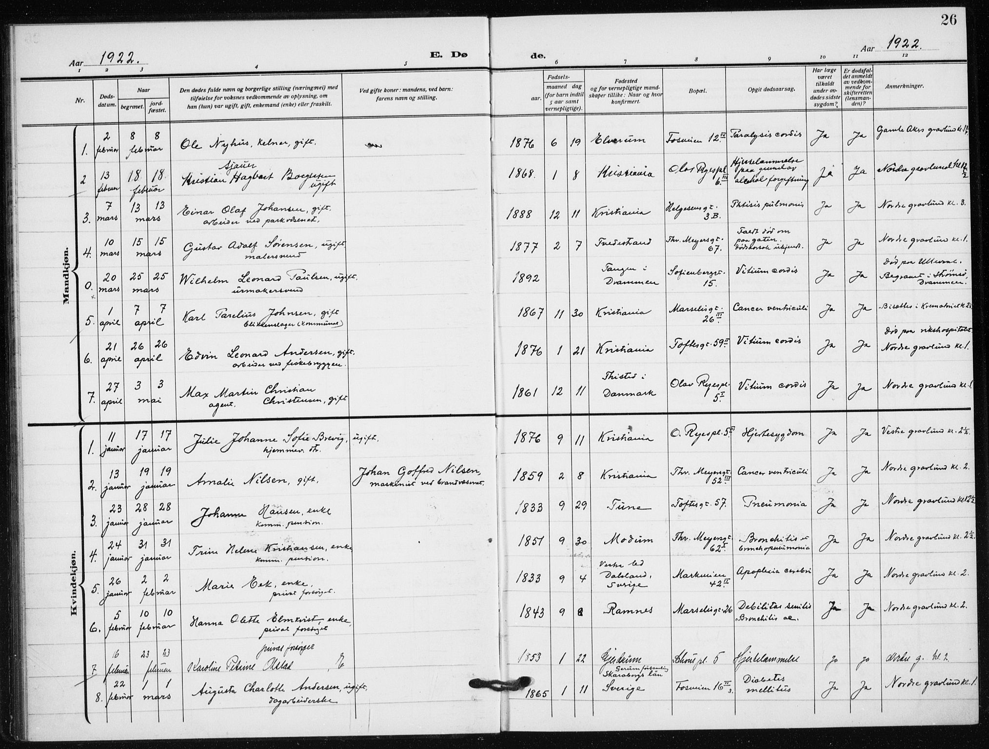 Hauge prestekontor Kirkebøker, AV/SAO-A-10849/F/Fa/L0005: Parish register (official) no. 5, 1917-1938, p. 26