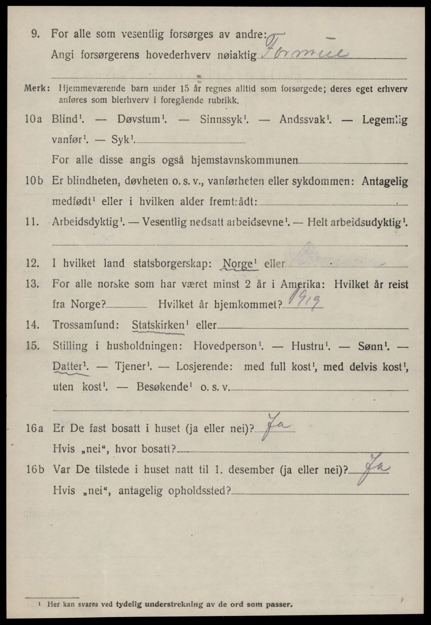 SAT, 1920 census for Ørskog, 1920, p. 3013