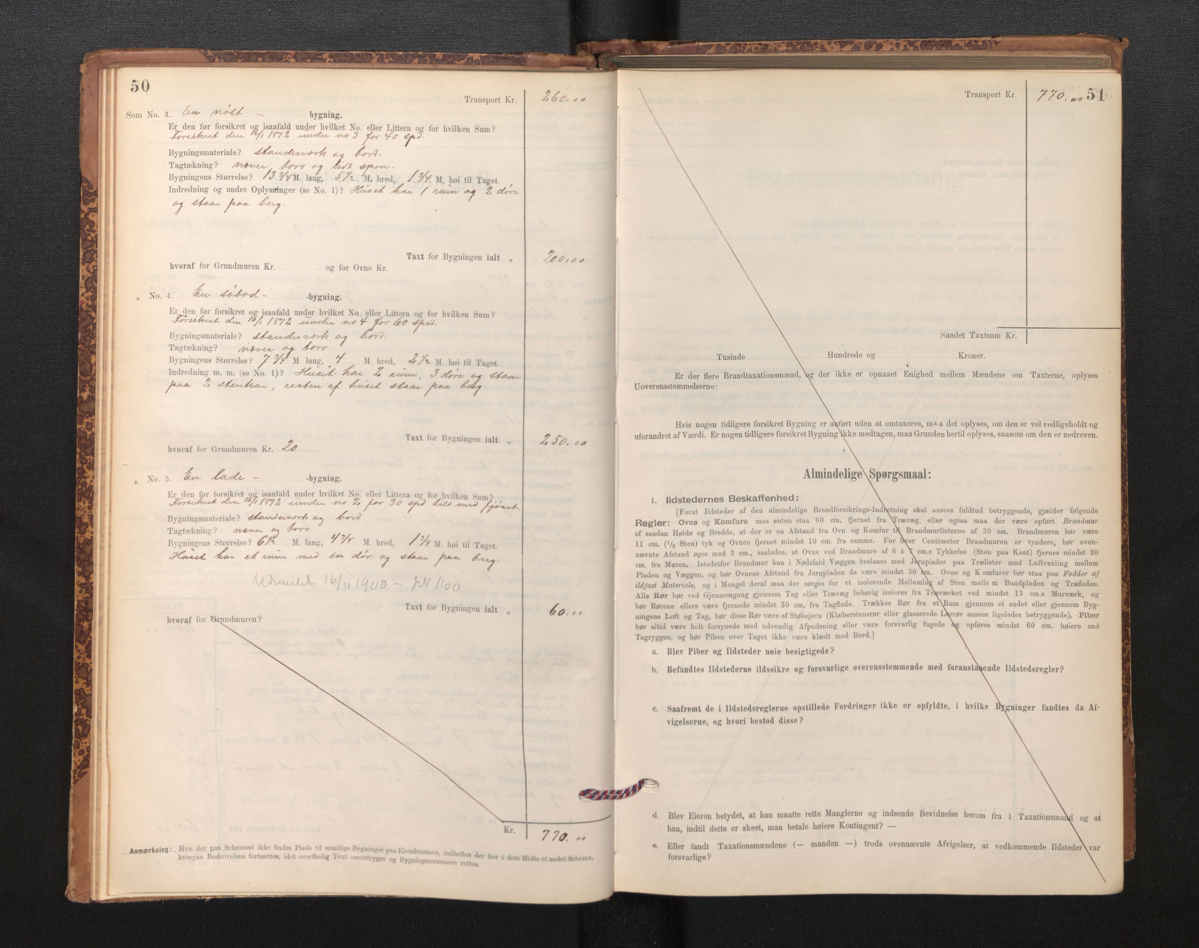 Lensmannen i Askvoll, AV/SAB-A-26301/0012/L0004: Branntakstprotokoll, skjematakst og liste over branntakstmenn, 1895-1932, p. 50-51