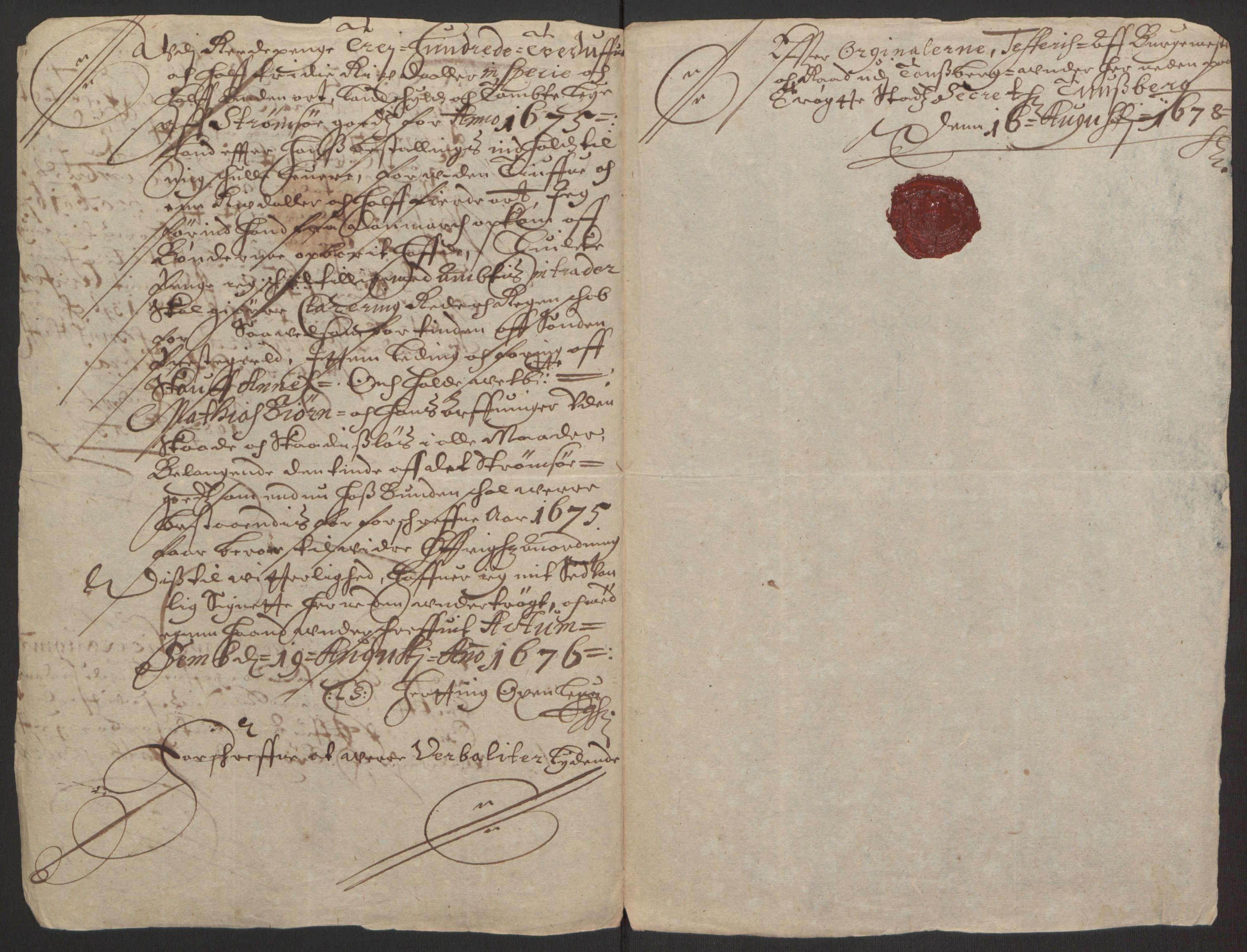 Rentekammeret inntil 1814, Reviderte regnskaper, Fogderegnskap, RA/EA-4092/R32/L1844: Fogderegnskap Jarlsberg grevskap, 1674-1675, p. 416