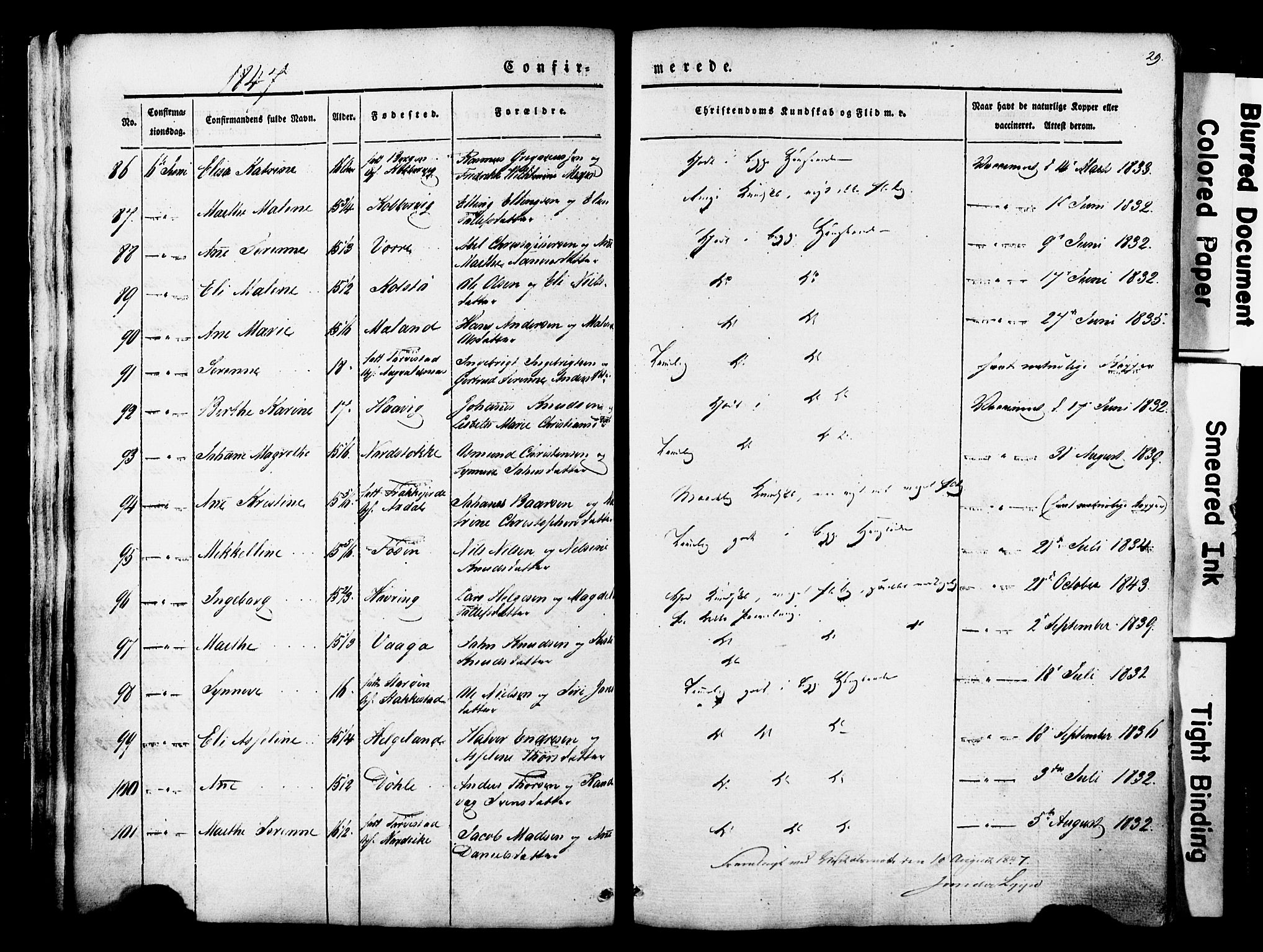 Avaldsnes sokneprestkontor, AV/SAST-A -101851/H/Ha/Haa/L0007: Parish register (official) no. A 7, 1841-1853, p. 29