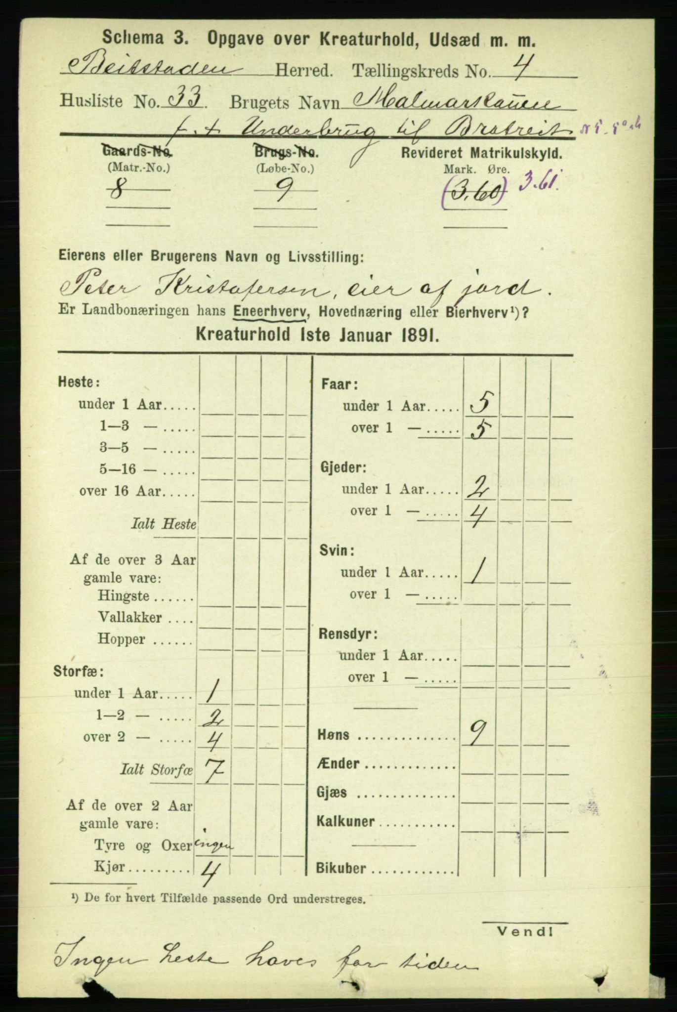 RA, 1891 census for 1727 Beitstad, 1891, p. 5827