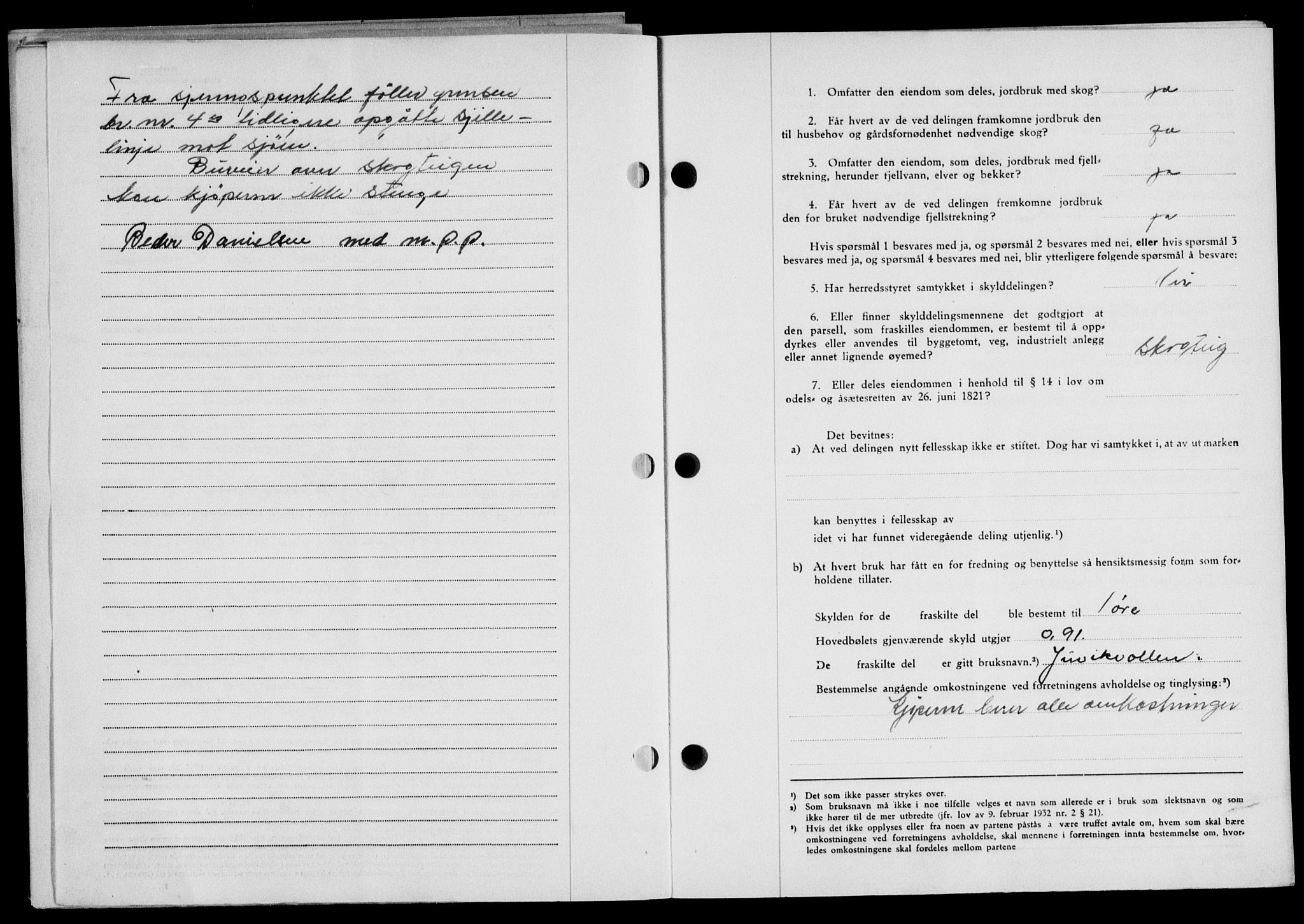 Lofoten sorenskriveri, SAT/A-0017/1/2/2C/L0019a: Mortgage book no. 19a, 1948-1948, Diary no: : 1894/1948