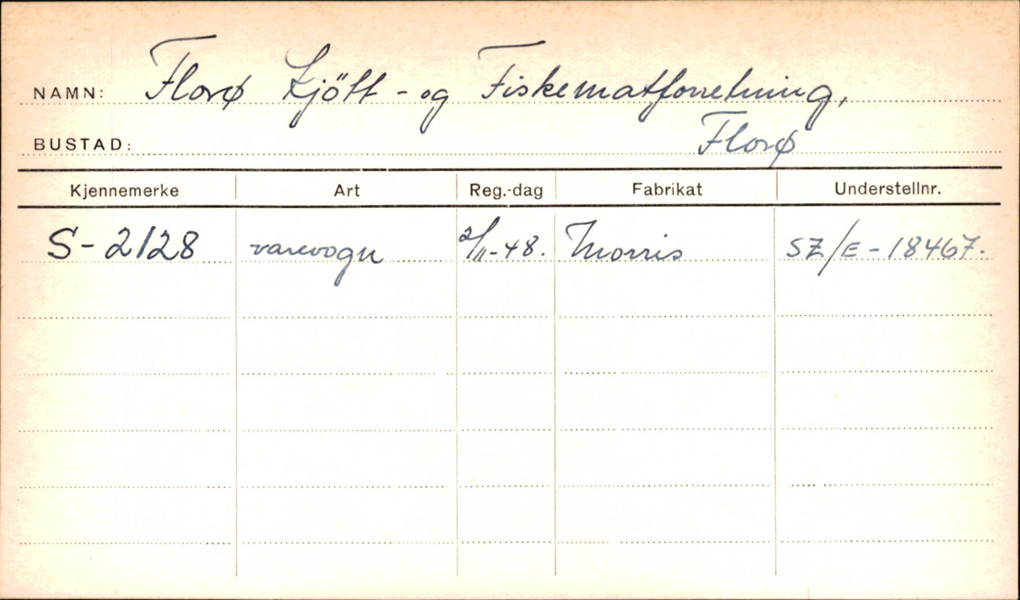 Statens vegvesen, Sogn og Fjordane vegkontor, AV/SAB-A-5301/4/F/L0001D: Eigarregister Fjordane til 1.6.1961, 1930-1961, p. 31