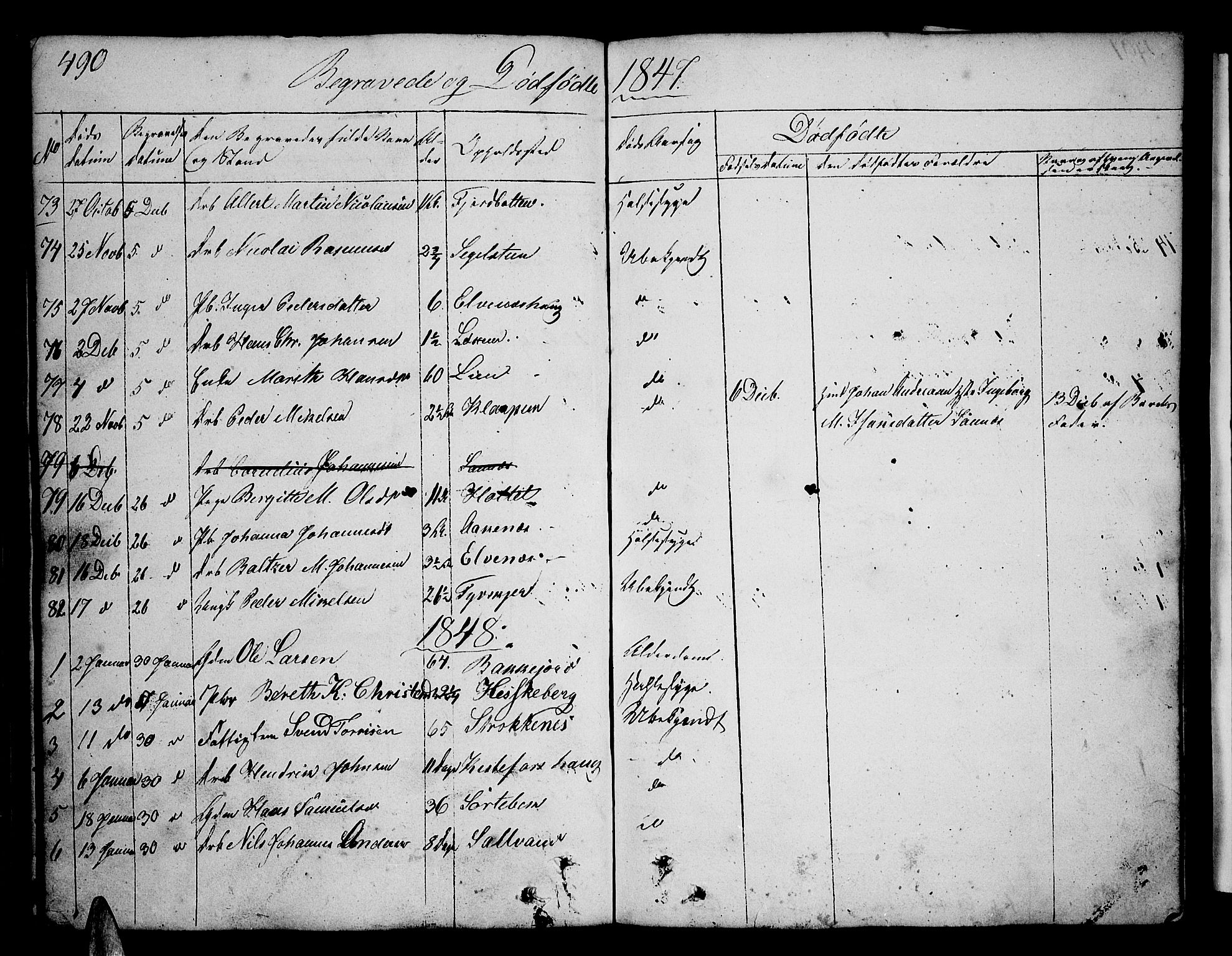 Ibestad sokneprestembete, SATØ/S-0077/H/Ha/Hab/L0003klokker: Parish register (copy) no. 3, 1833-1852, p. 490
