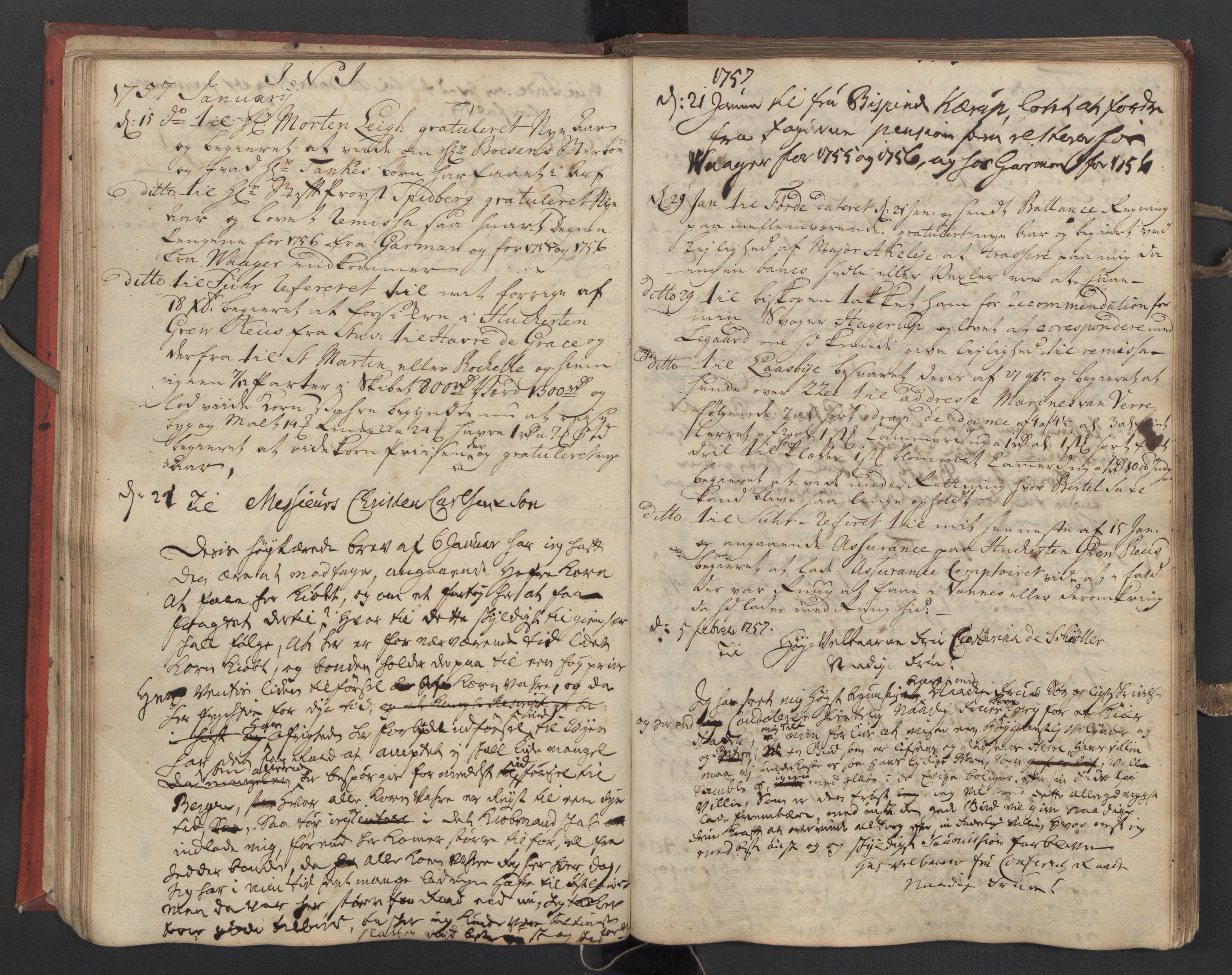 Pa 0119 - Smith, Lauritz Andersen og Lauritz Lauritzen, SAST/A-100231/O/L0002: Kopibok, 1755-1766, p. 38