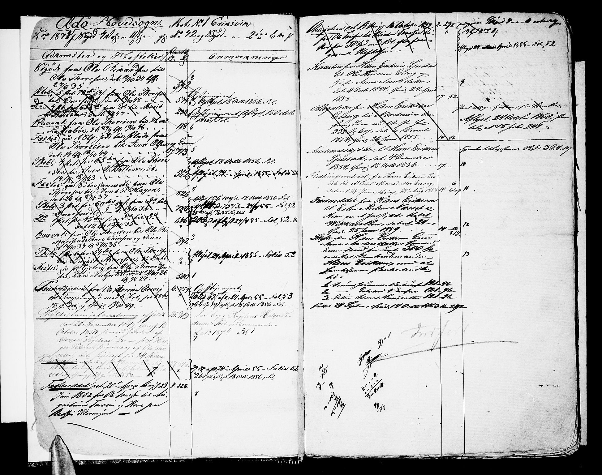 Nordmøre sorenskriveri, SAT/A-4132/1/2/2A/L0052: Mortgage register no. 52, 1822-1867