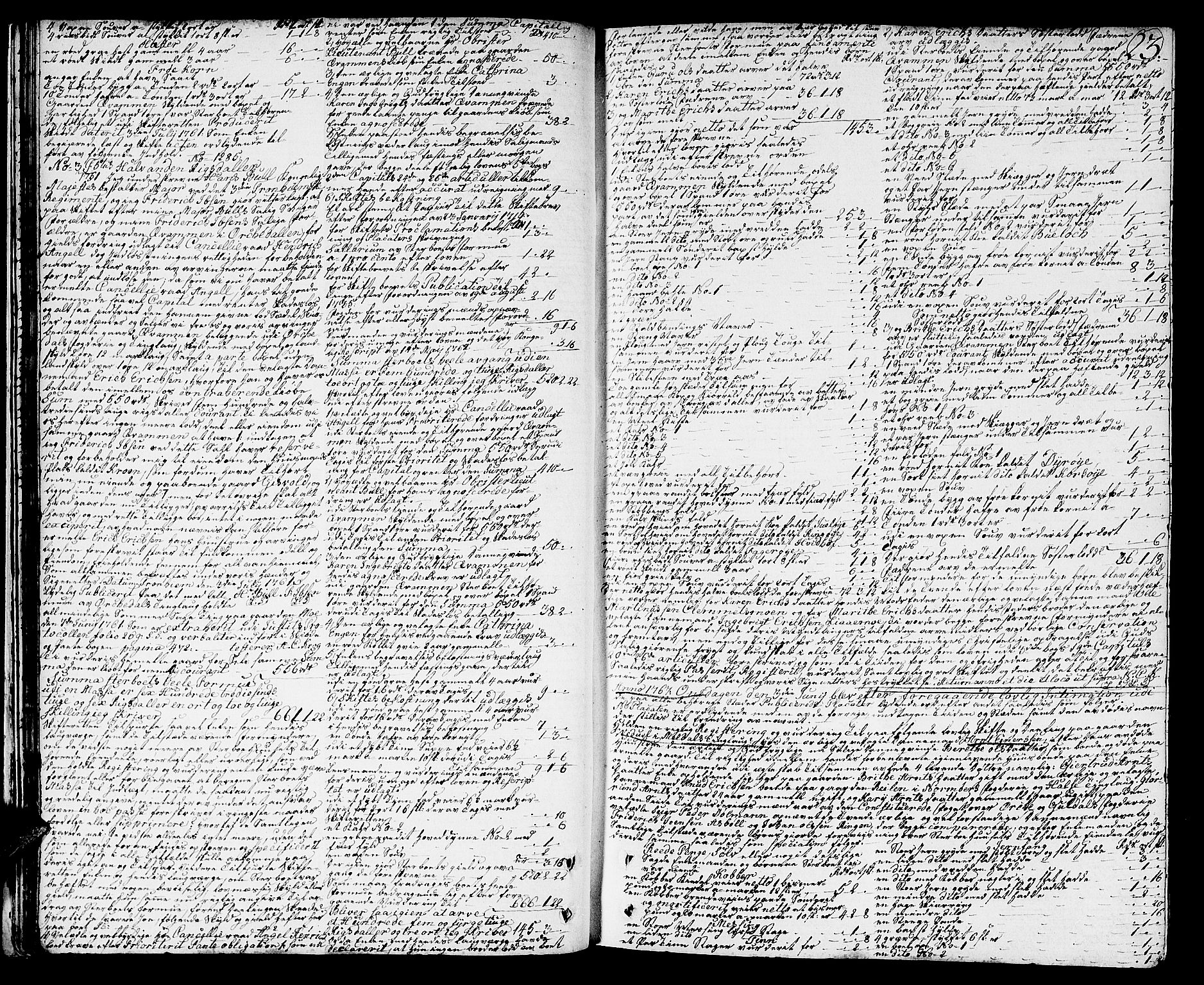 Orkdal sorenskriveri, SAT/A-4169/1/3/3Aa/L0007: Skifteprotokoller, 1767-1782, p. 22b-23a