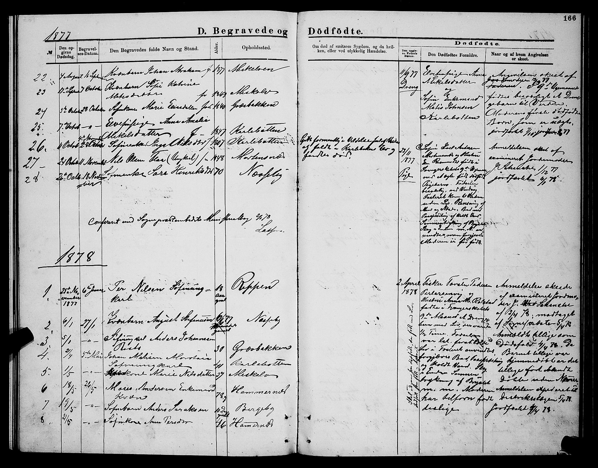 Nesseby sokneprestkontor, SATØ/S-1330/H/Hb/L0004klokker: Parish register (copy) no. 4, 1877-1884, p. 166