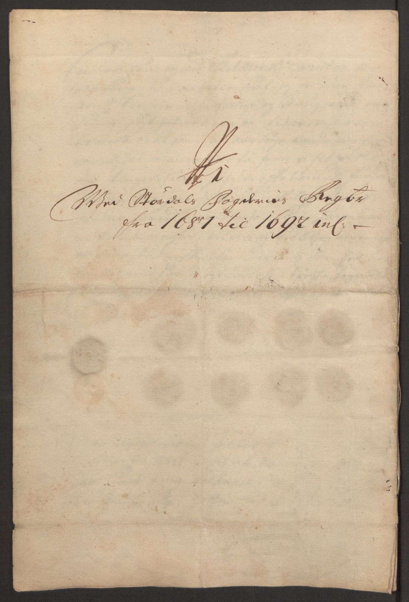 Rentekammeret inntil 1814, Reviderte regnskaper, Fogderegnskap, AV/RA-EA-4092/R62/L4185: Fogderegnskap Stjørdal og Verdal, 1692, p. 413