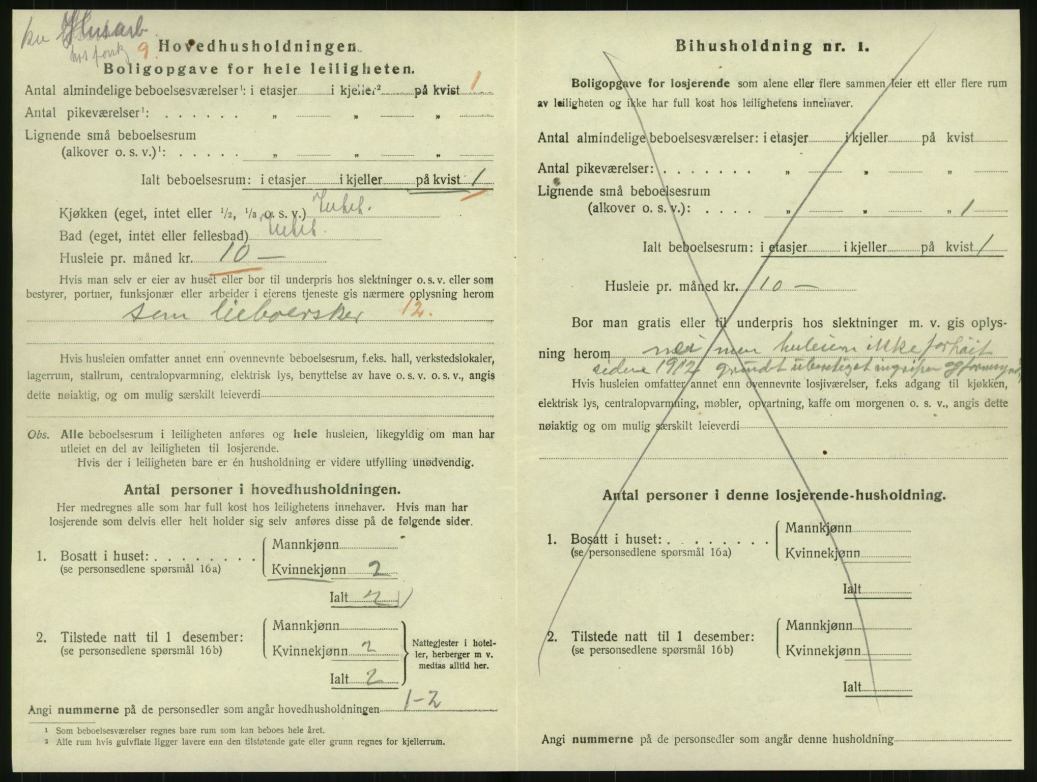 SAT, 1920 census for Levanger town, 1920, p. 1197