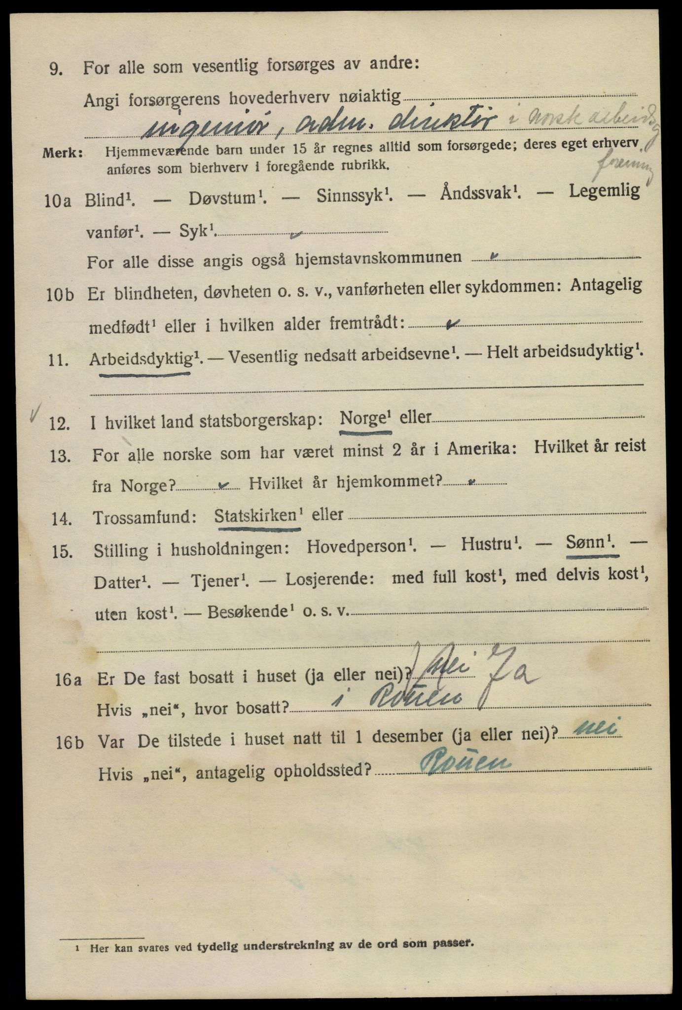 SAO, 1920 census for Kristiania, 1920, p. 582062