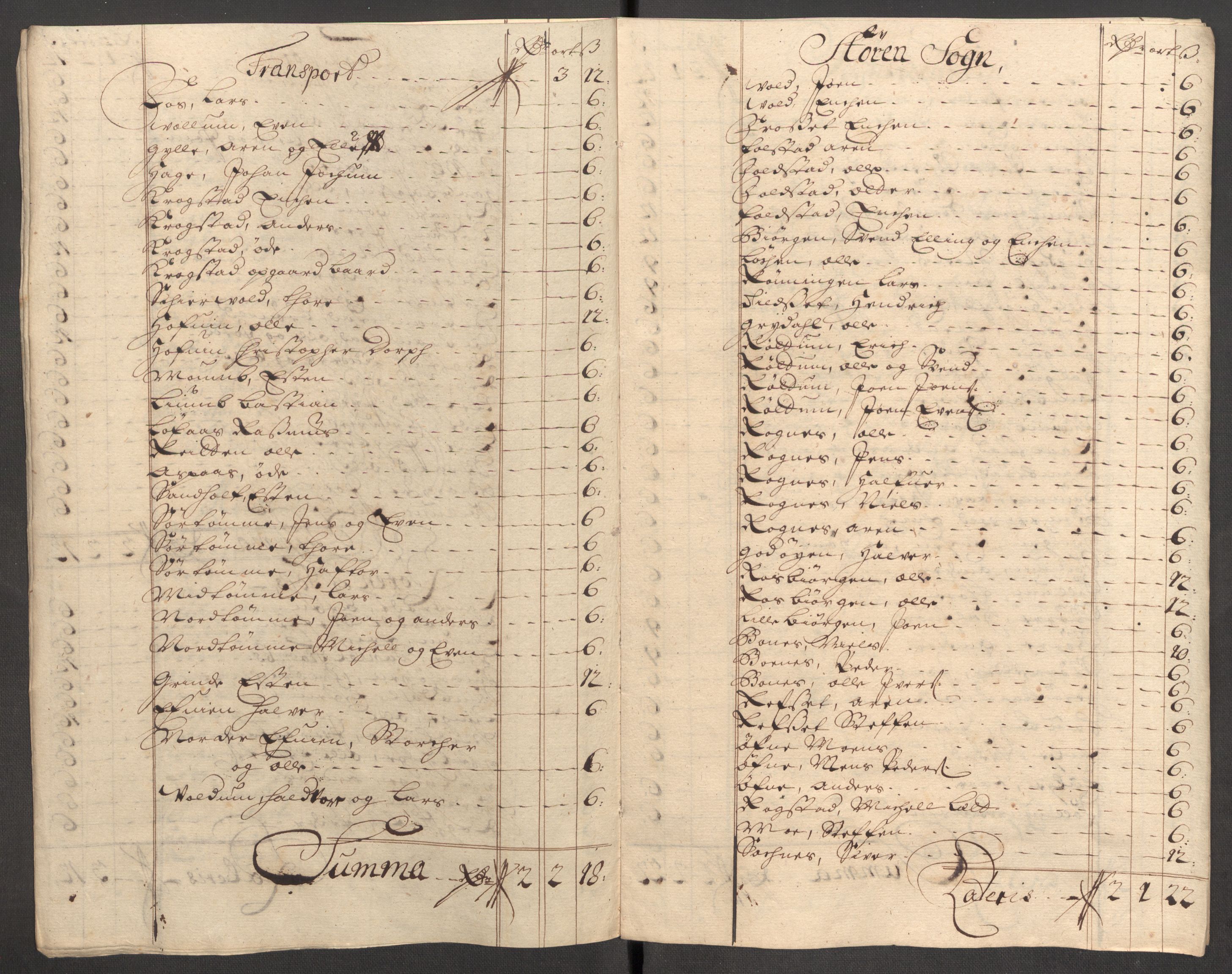 Rentekammeret inntil 1814, Reviderte regnskaper, Fogderegnskap, RA/EA-4092/R60/L3957: Fogderegnskap Orkdal og Gauldal, 1707, p. 244