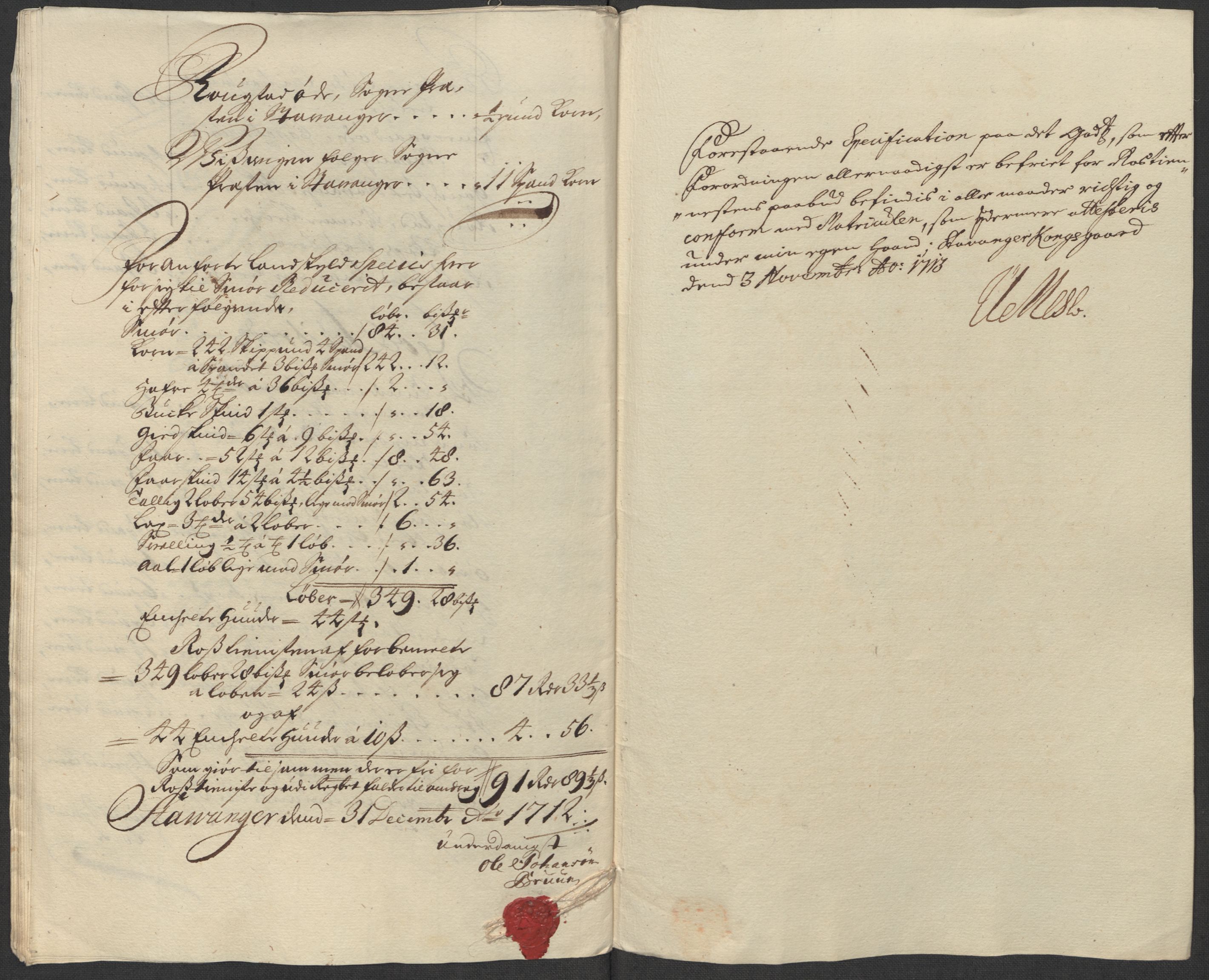 Rentekammeret inntil 1814, Reviderte regnskaper, Fogderegnskap, AV/RA-EA-4092/R46/L2737: Fogderegnskap Jæren og Dalane, 1712, p. 86