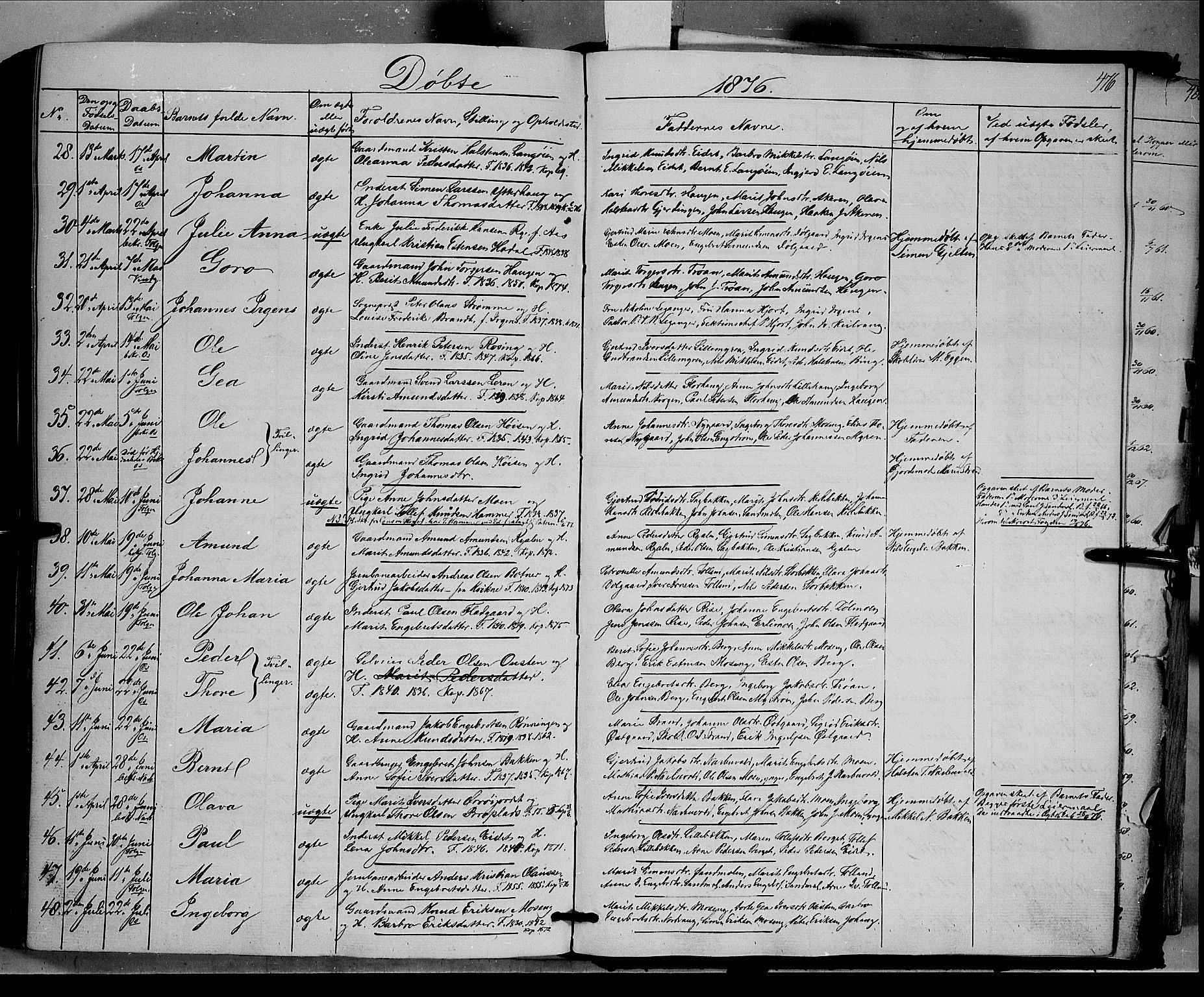 Tolga prestekontor, AV/SAH-PREST-062/K/L0006: Parish register (official) no. 6, 1852-1876, p. 476