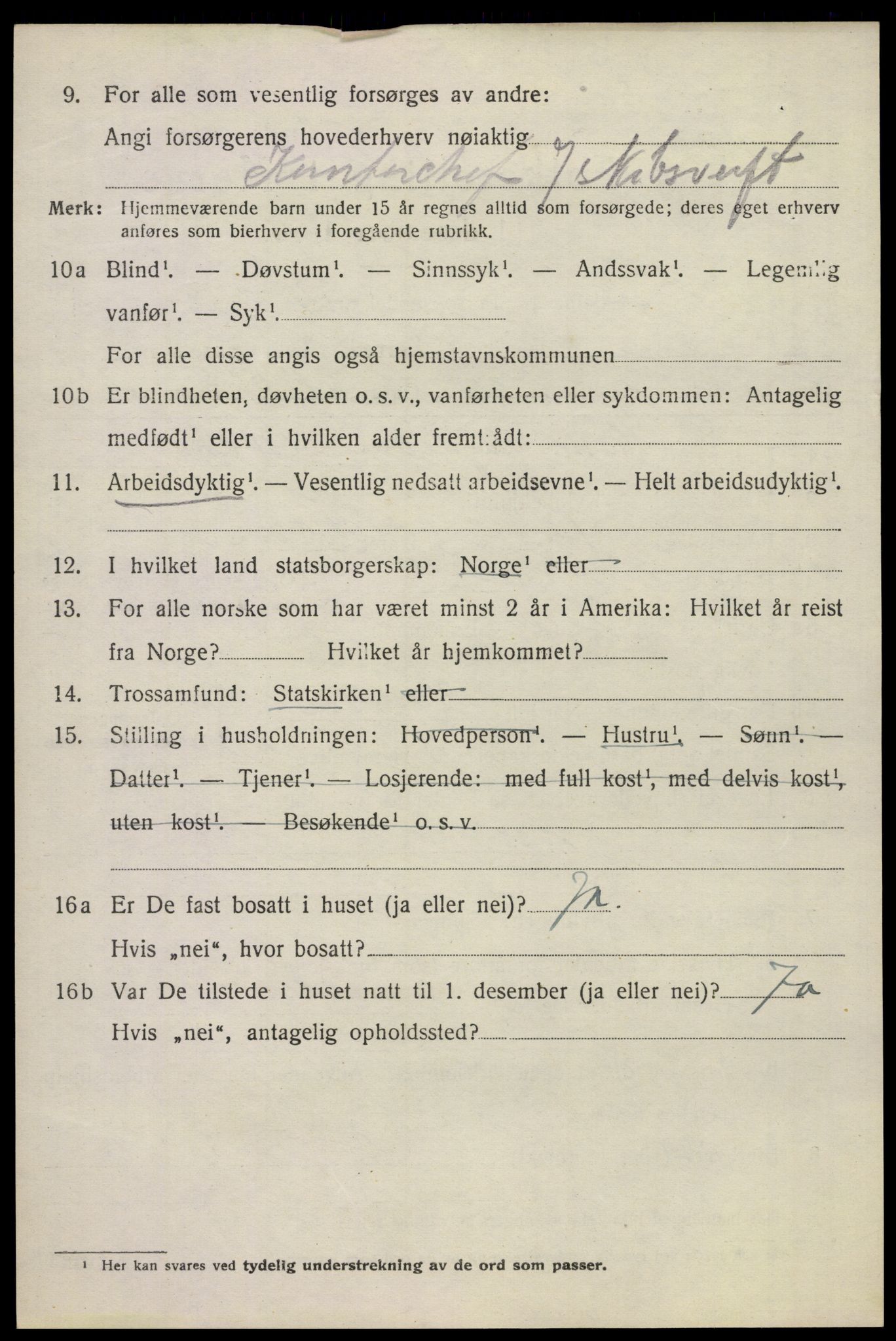 SAKO, 1920 census for Sem, 1920, p. 15906