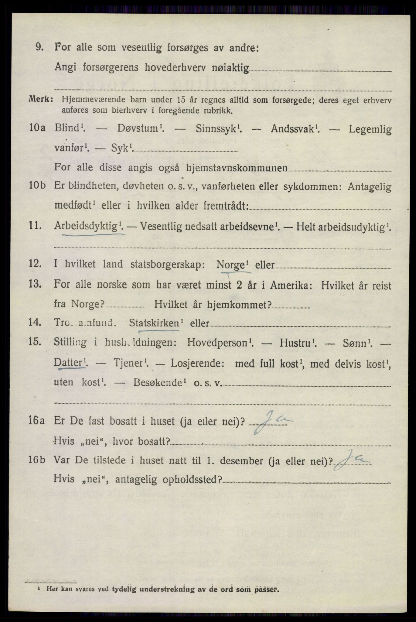 SAKO, 1920 census for Skåtøy, 1920, p. 5861