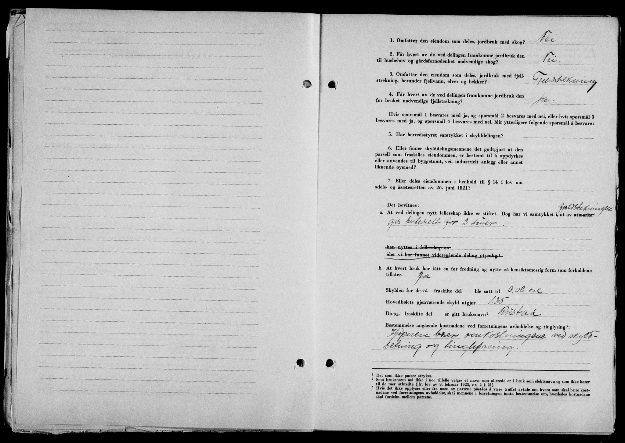 Lofoten sorenskriveri, SAT/A-0017/1/2/2C/L0016a: Mortgage book no. 16a, 1947-1947, Diary no: : 1247/1947