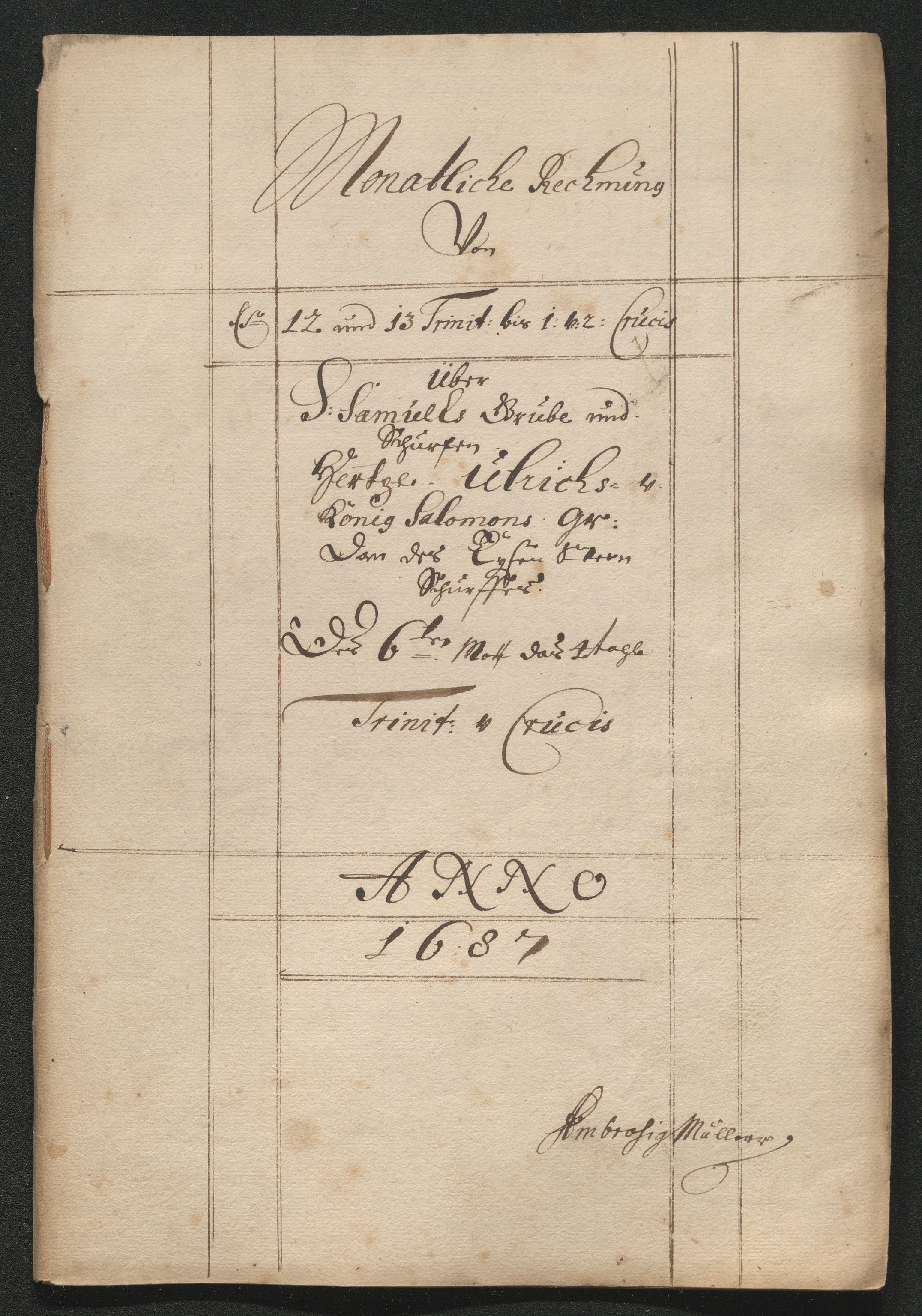 Kongsberg Sølvverk 1623-1816, SAKO/EA-3135/001/D/Dc/Dcd/L0063: Utgiftsregnskap for gruver m.m. , 1687, p. 228