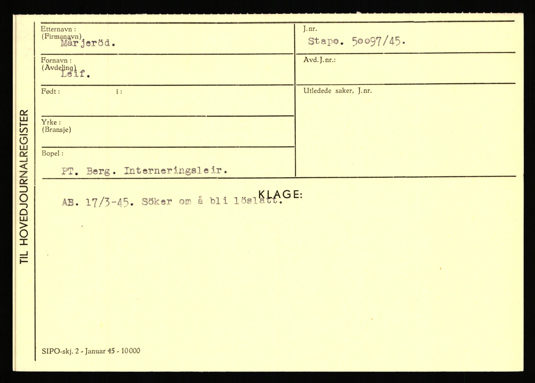 Statspolitiet - Hovedkontoret / Osloavdelingen, AV/RA-S-1329/C/Ca/L0010: Lind - Moksnes, 1943-1945, p. 2323