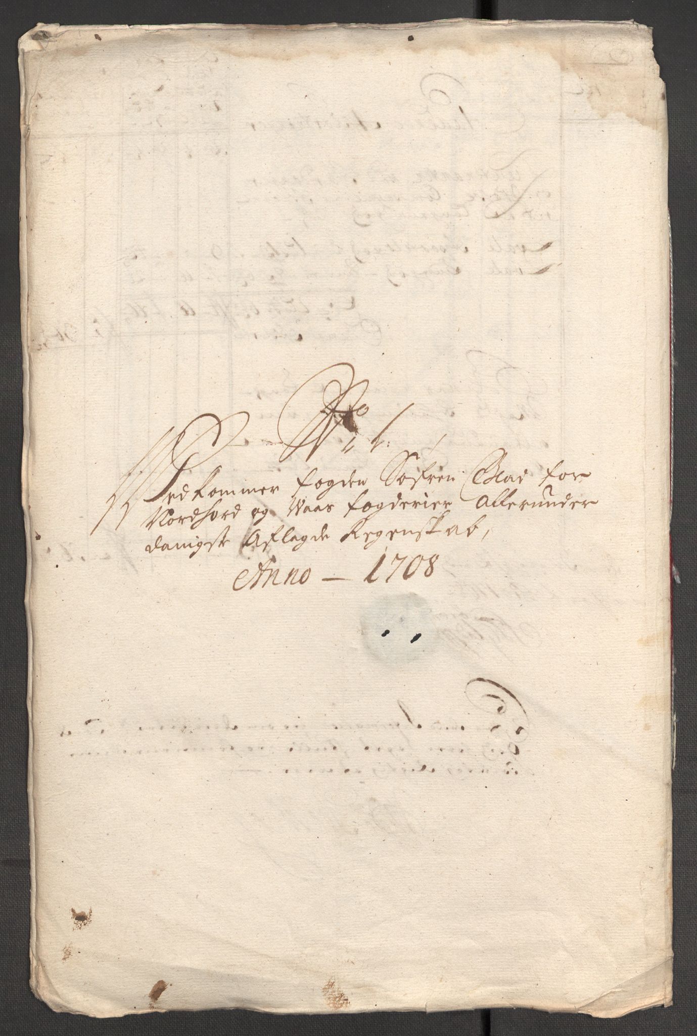 Rentekammeret inntil 1814, Reviderte regnskaper, Fogderegnskap, RA/EA-4092/R51/L3189: Fogderegnskap Nordhordland og Voss, 1708, p. 47