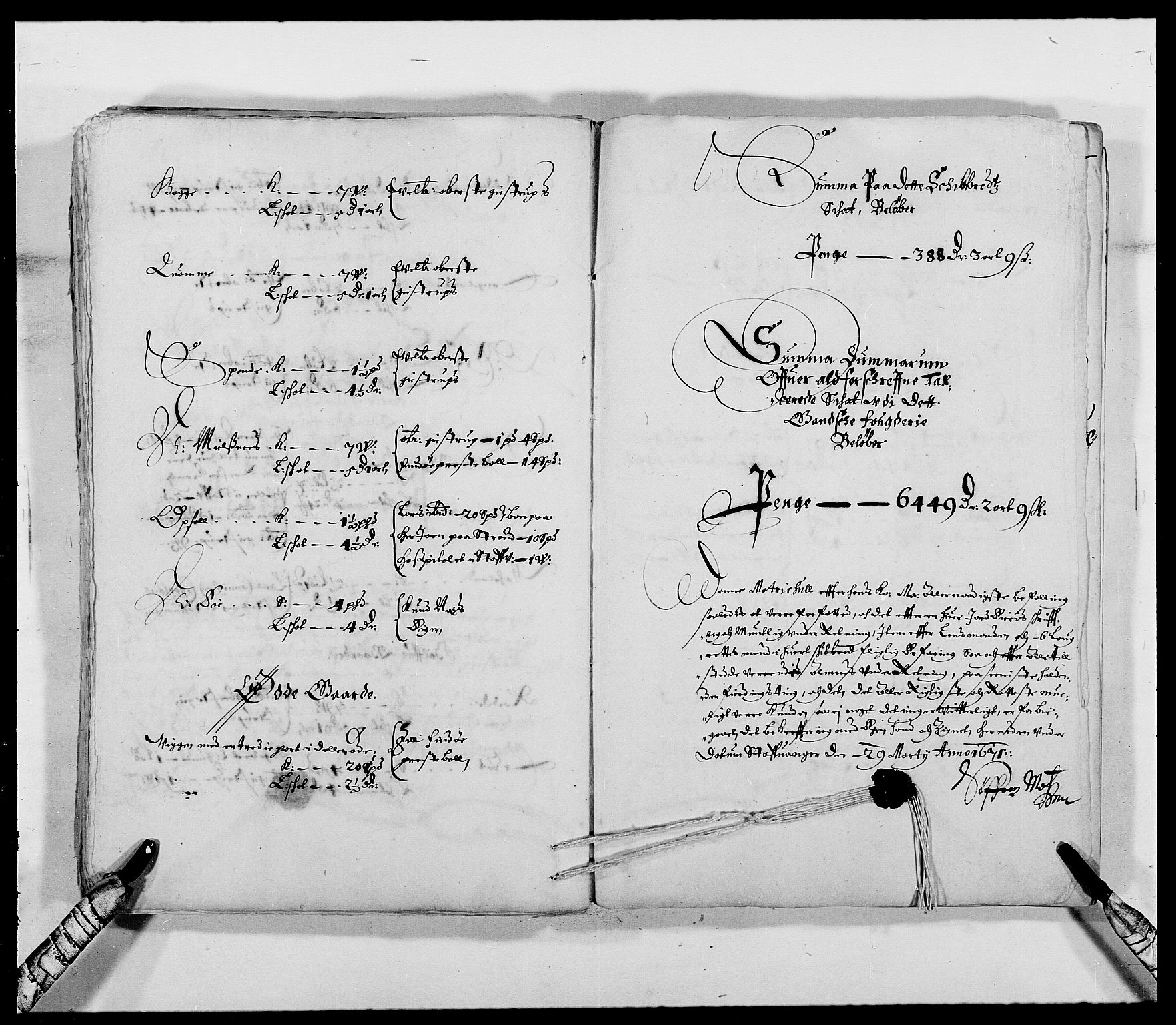 Rentekammeret inntil 1814, Reviderte regnskaper, Fogderegnskap, AV/RA-EA-4092/R47/L2843: Fogderegnskap Ryfylke, 1670-1671, p. 307