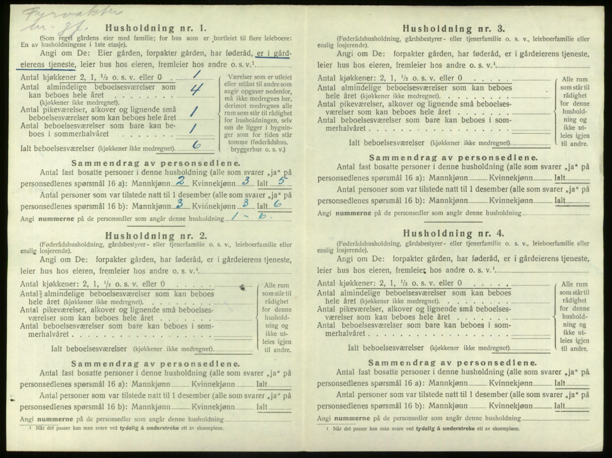 SAB, 1920 census for Kinn, 1920, p. 131