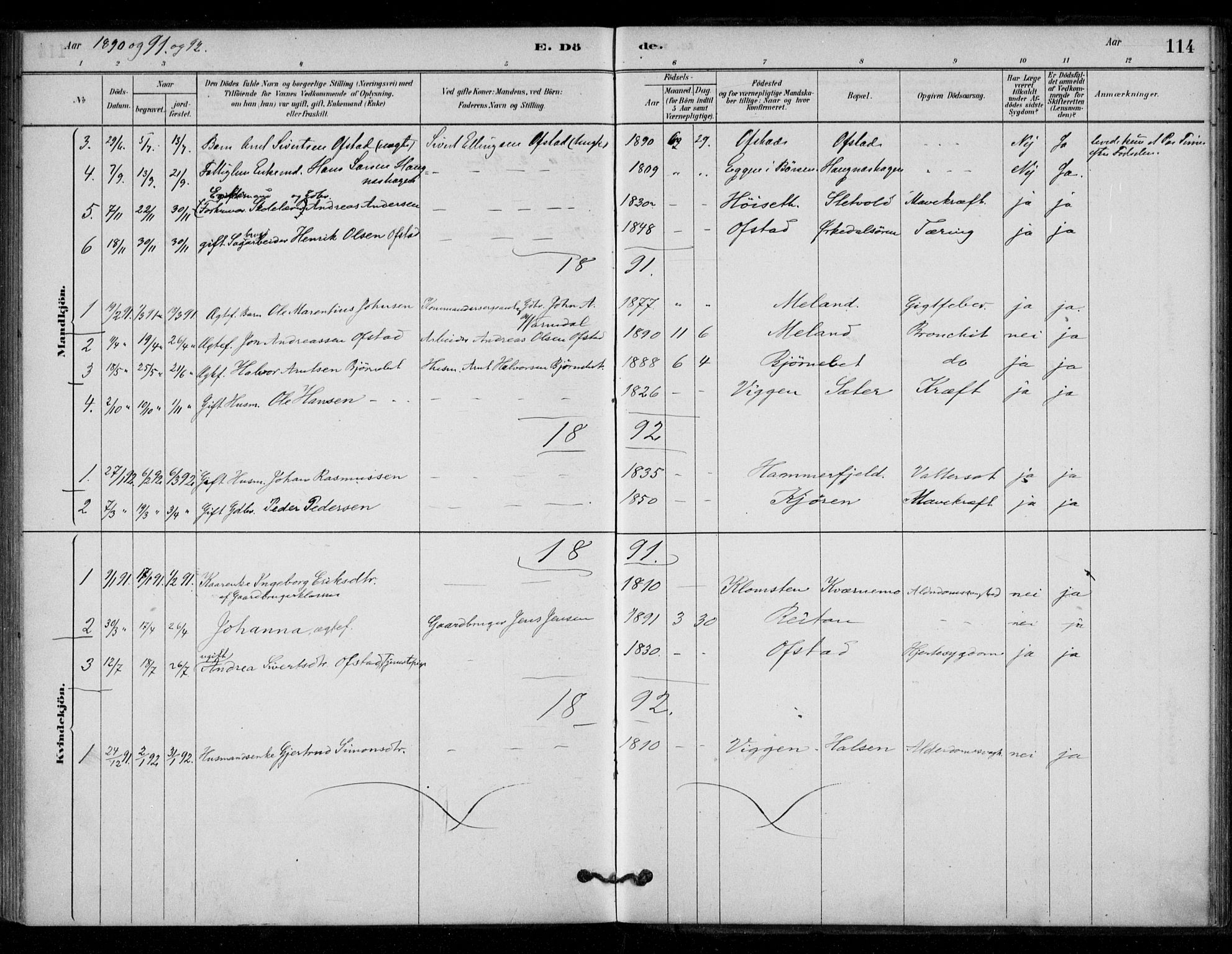 Ministerialprotokoller, klokkerbøker og fødselsregistre - Sør-Trøndelag, SAT/A-1456/670/L0836: Parish register (official) no. 670A01, 1879-1904, p. 114