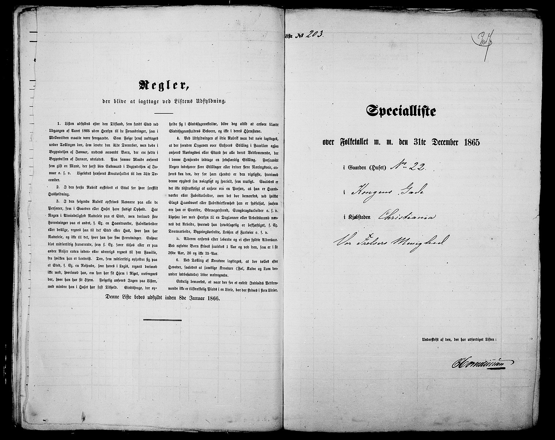 RA, 1865 census for Kristiania, 1865, p. 589