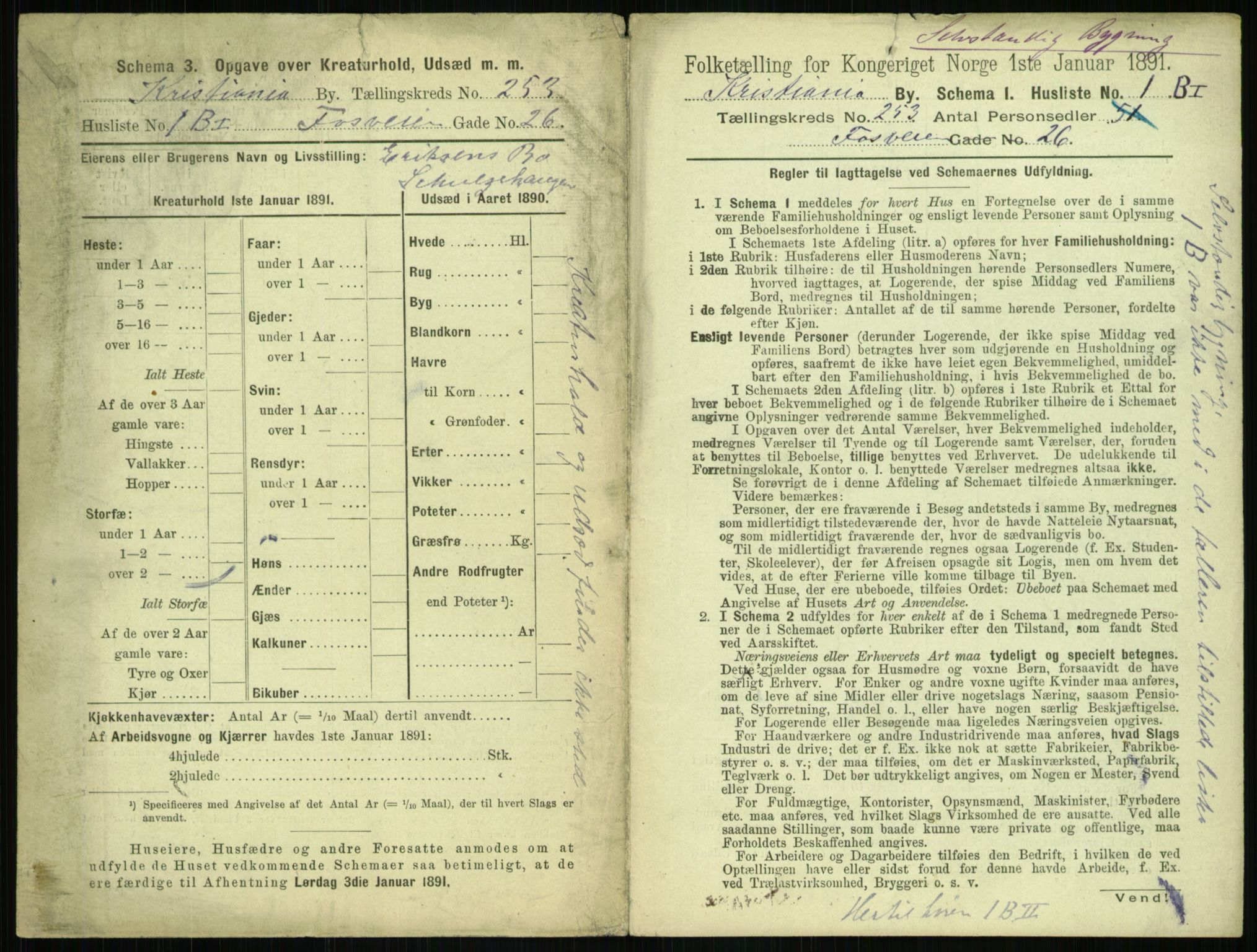 RA, 1891 census for 0301 Kristiania, 1891, p. 153639