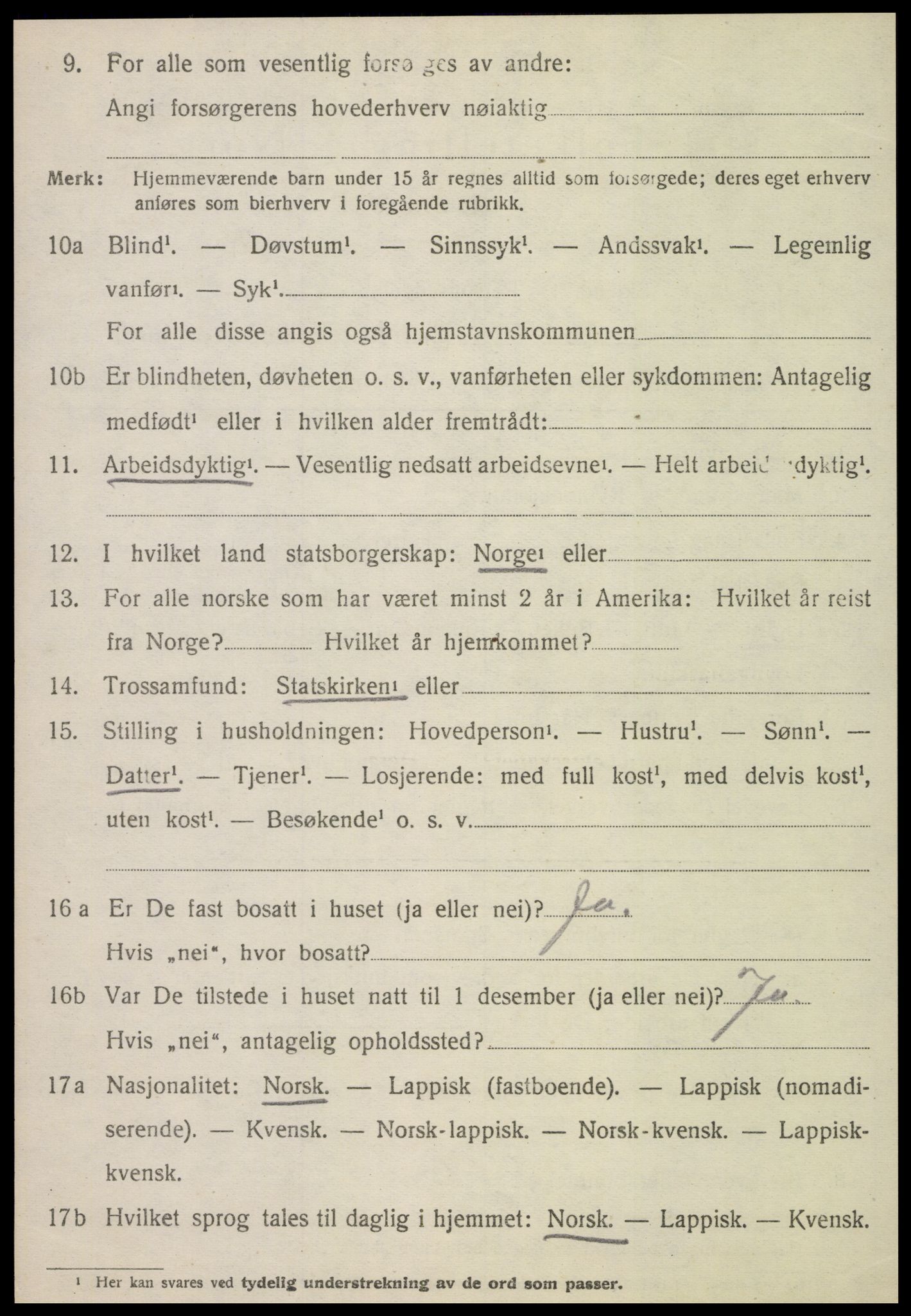 SAT, 1920 census for Verran, 1920, p. 1053